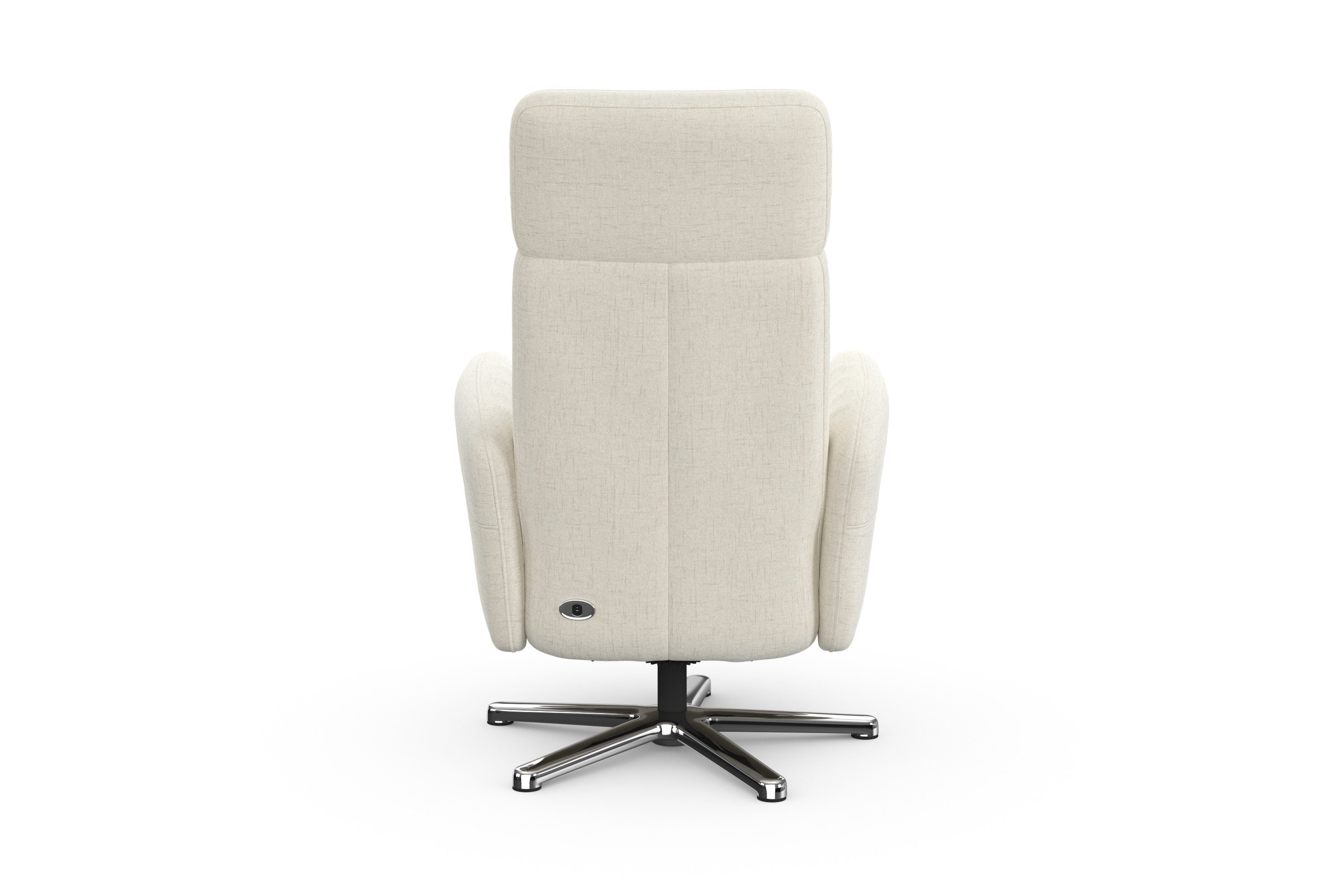 sit&more Relaxfauteuil Grenoble, incl. hoofdsteunverstelling en bekabelde afstandsbediening