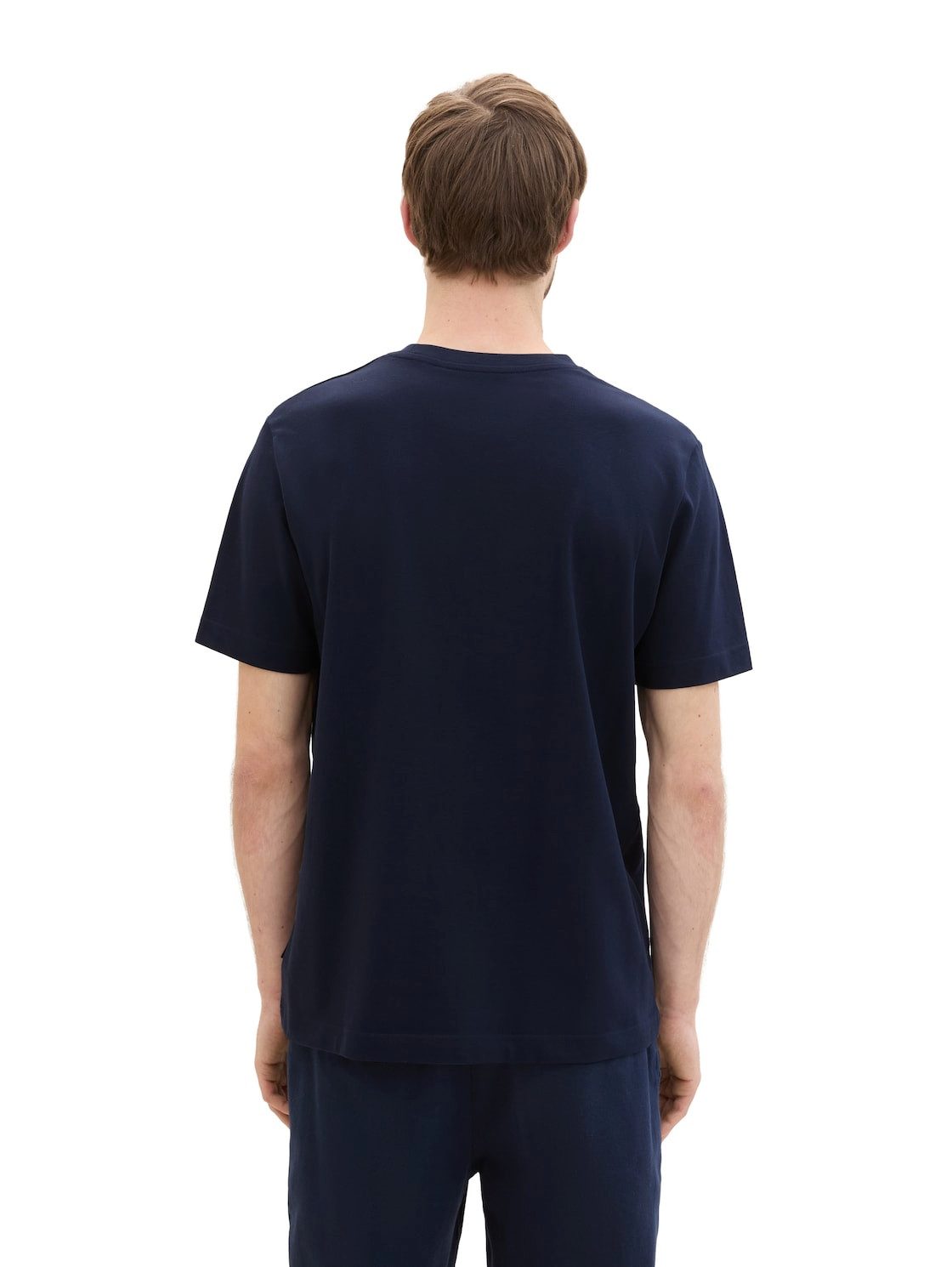 Tom Tailor T-shirt met piqué structuur