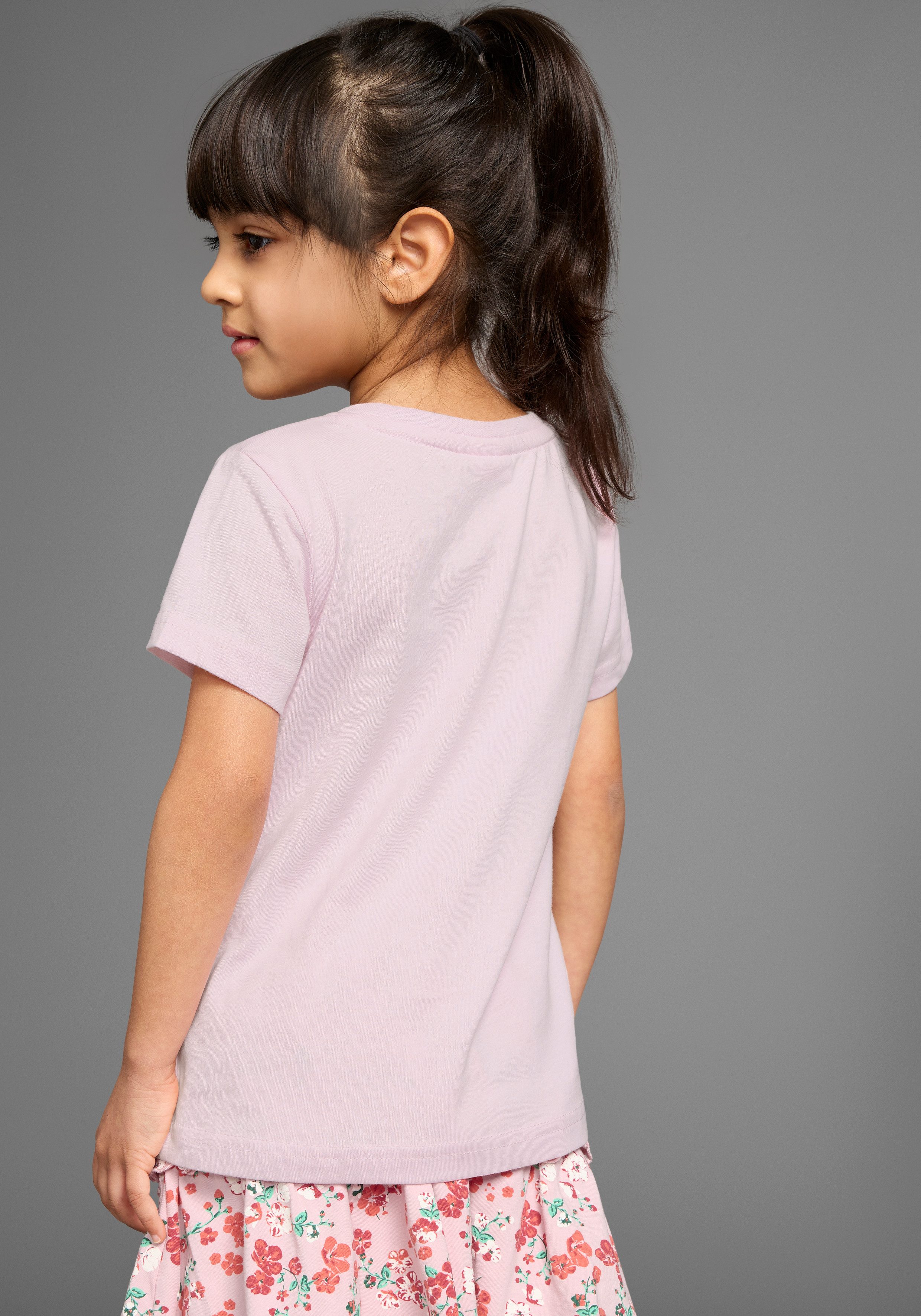 KangaROOS T-shirt Aufwendige Schmetterling-Applikation T-shirt met uitgebreide 3D-applicatie
