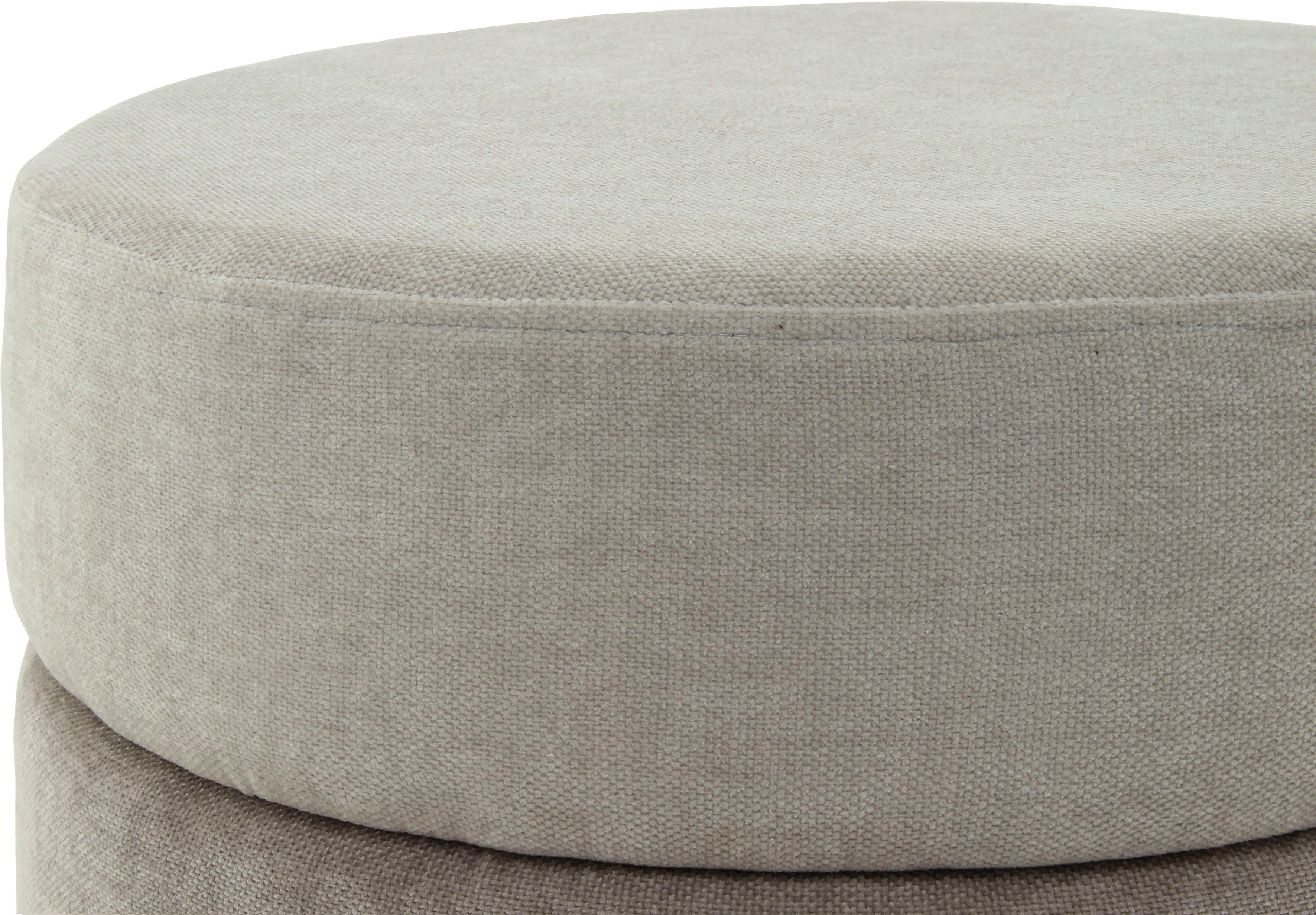 Kayoom ZitHocker Matilda 225, comfortabele ronde vorm, gezellige design-hocker (1 stuk)
