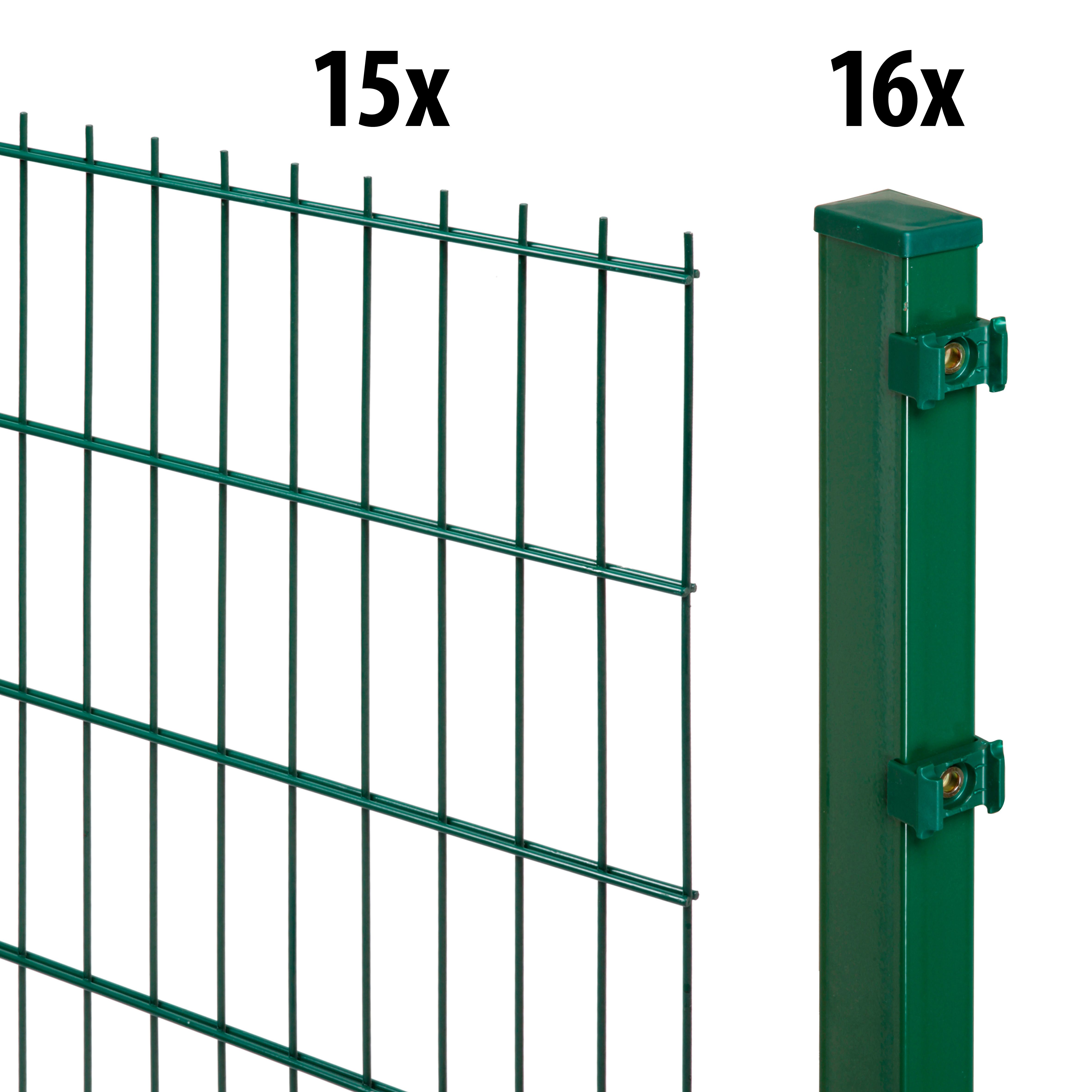 GARDEN 'N' MORE Dubbelstaafmat hekwerk Excellent hekken groen