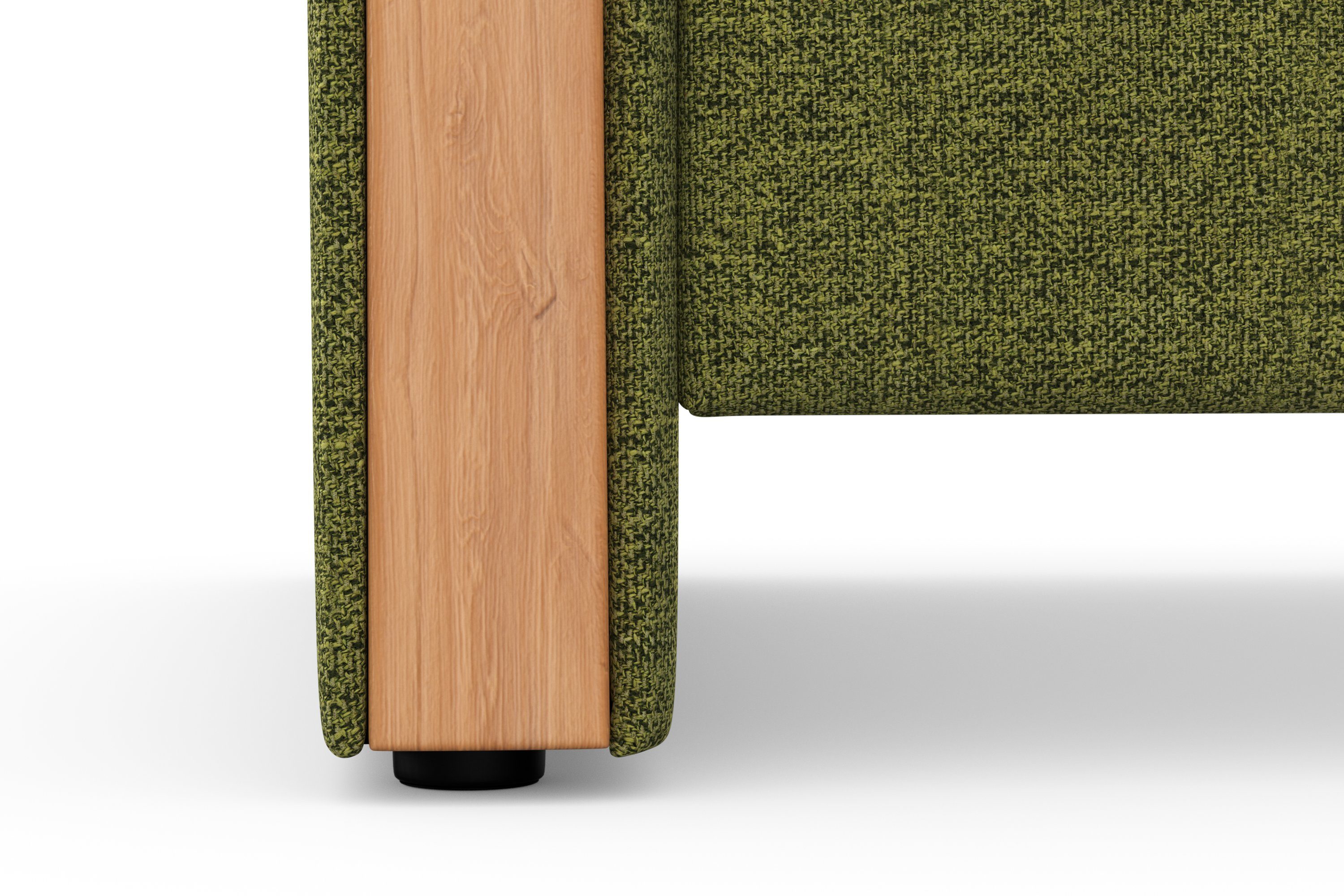 Home affaire 2-zitsbank Dangast Verstelbare hoofdsteun, houten frontlijsten, naar keuze ook in Easy clean bekleding