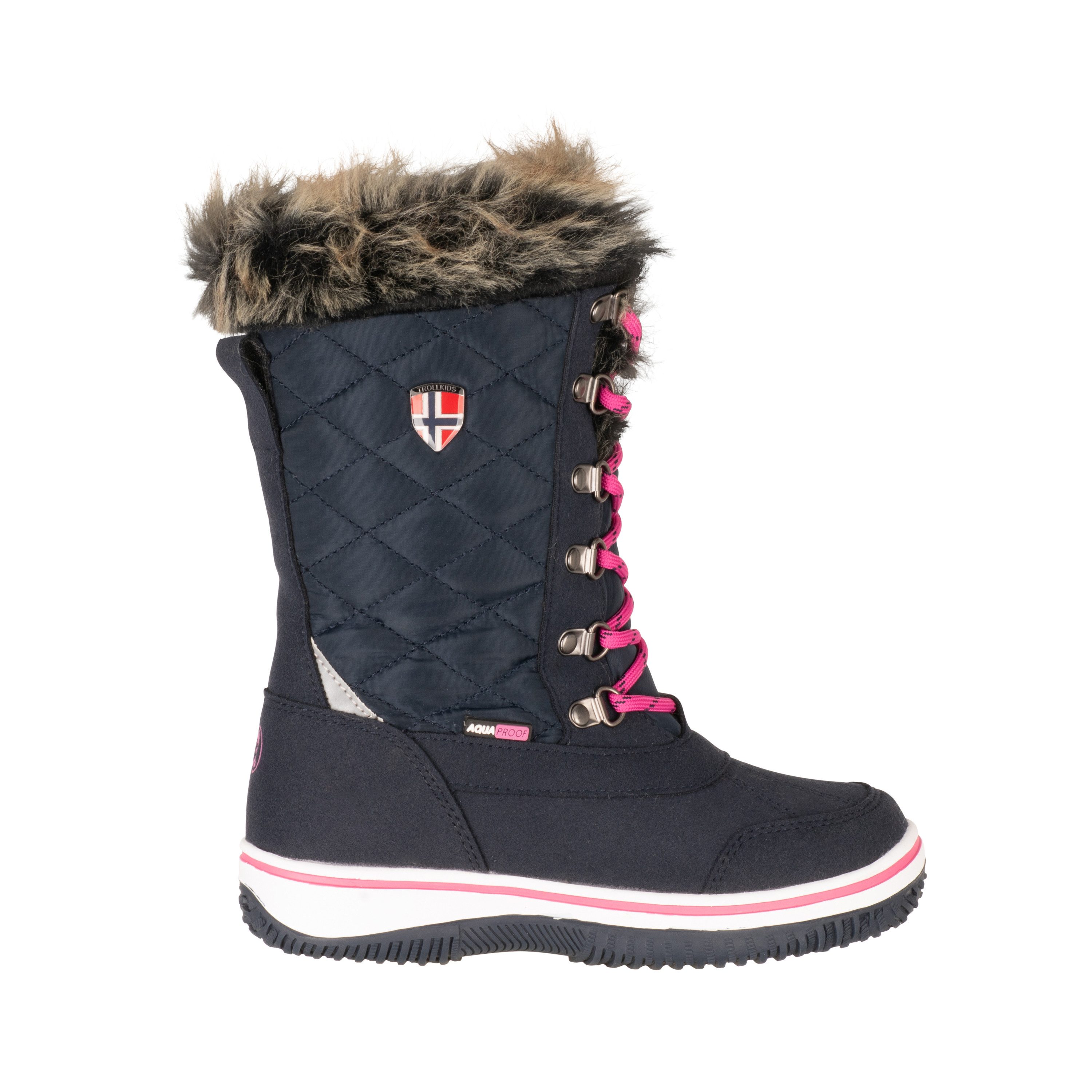 TROLLKIDS Winterlaarzen GIRLS HOLMENKOLLEN SNOW BOOTS XT waterdicht, reflecterende details