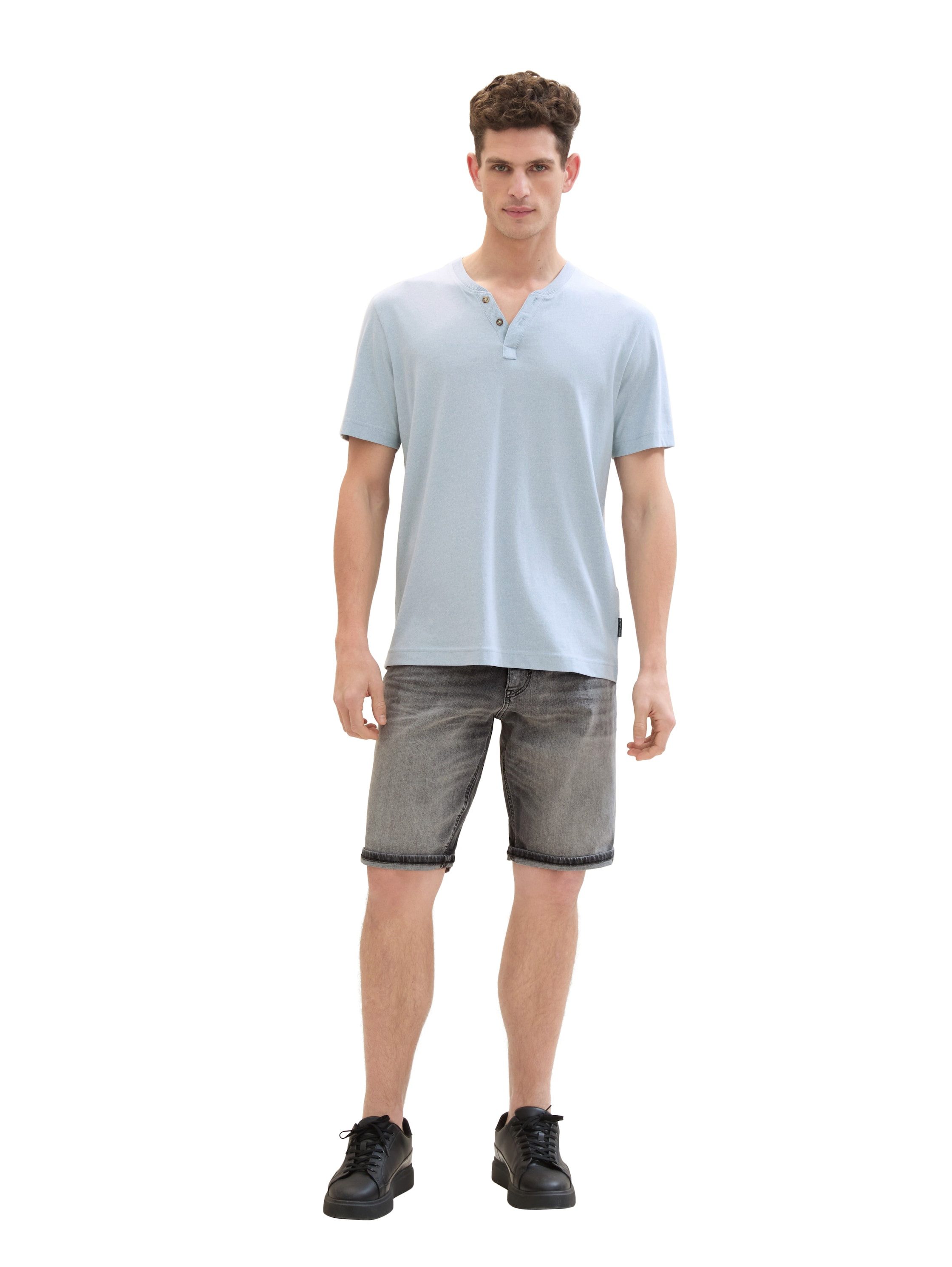 Tom Tailor Jeansbermuda Josh in lichte wassing