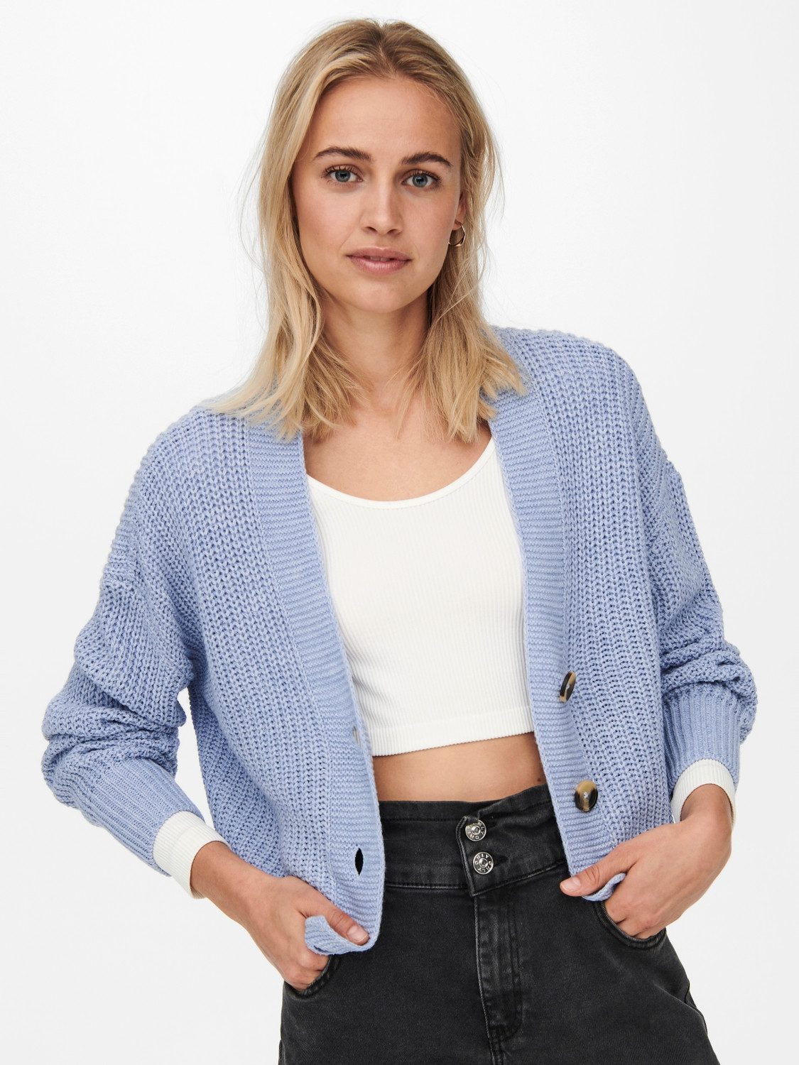 Only Vest ONLCAROL NICE L/S CARDIGAN KNT NOOS