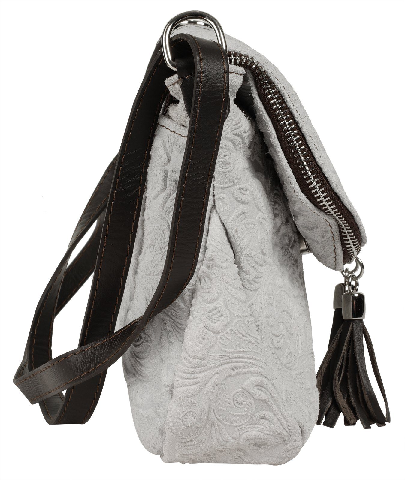 Samantha Look Schoudertas echt leer, made in italy