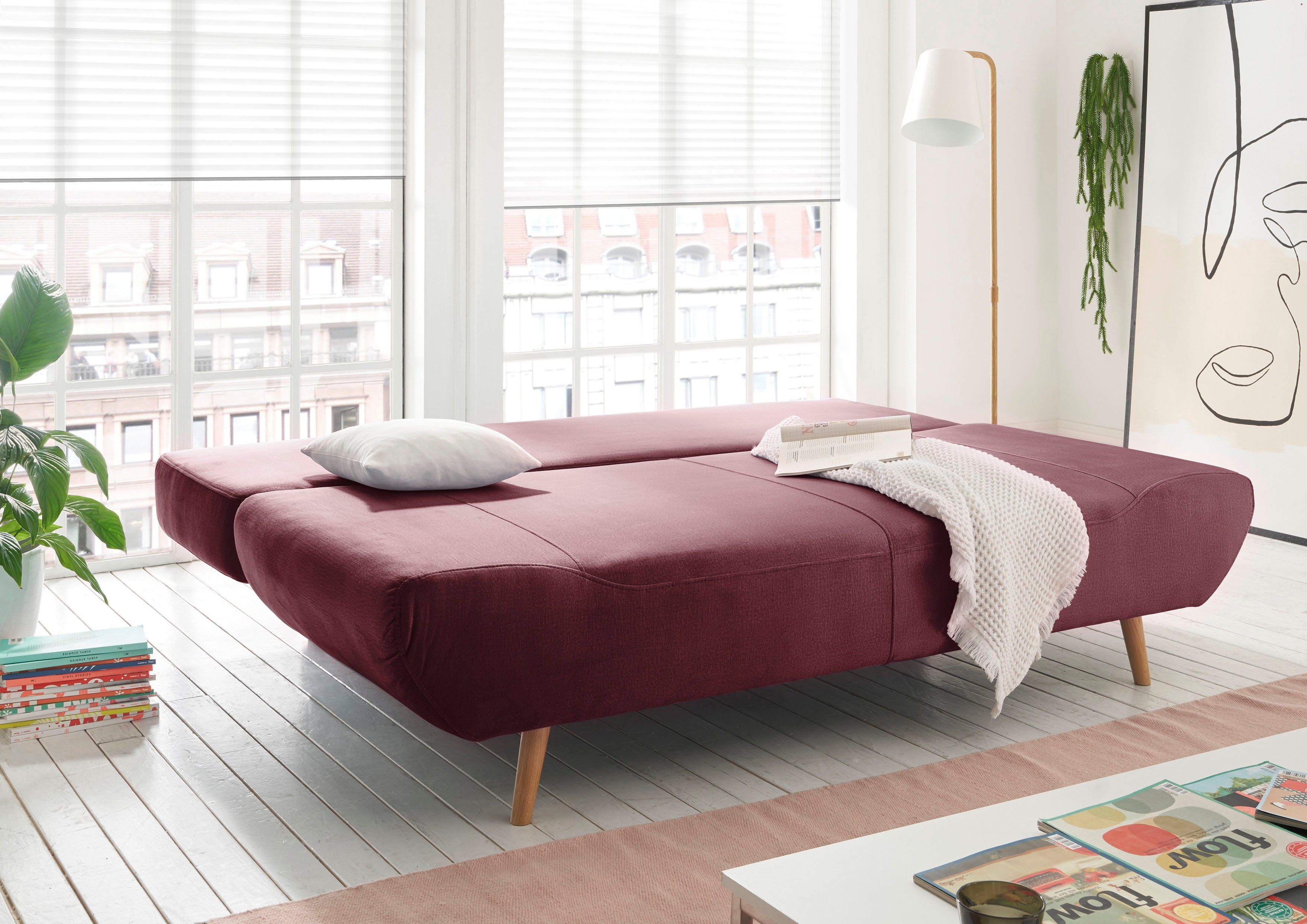 andas Slaapbank Segmon simpel in een comfortabel te bed veranderen, inclusief bedkist