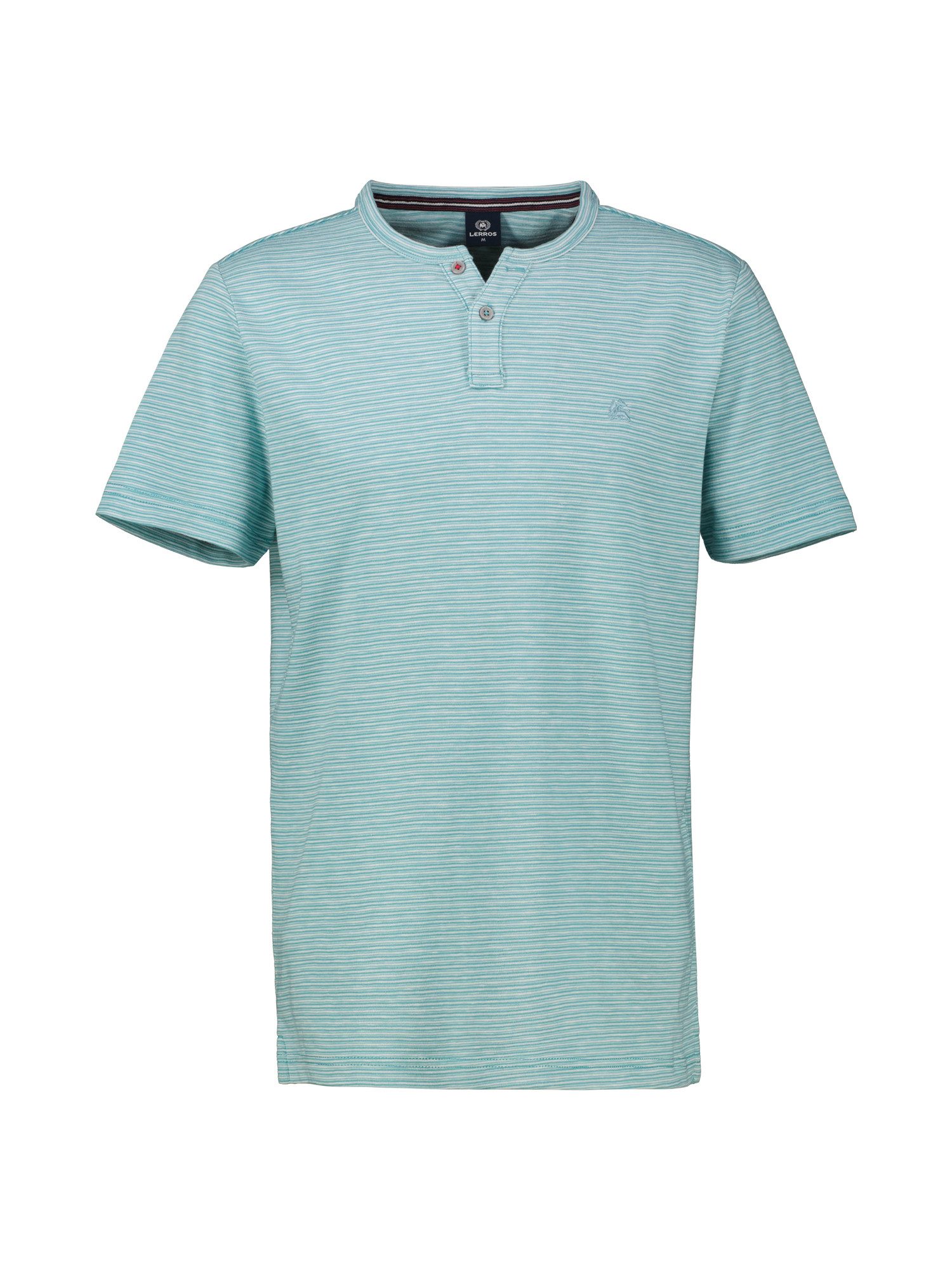 Lerros Henleyshirt LERROS gestreept serafinoshirt, gebreid