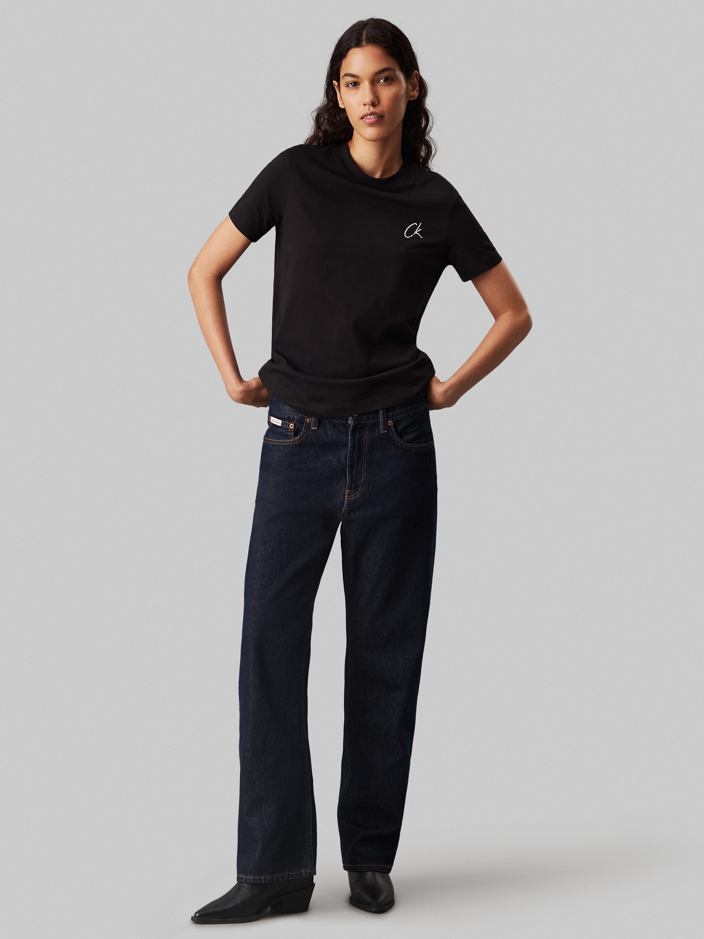 Calvin Klein T-shirt EMBROIDERED CK REGULAR TEE