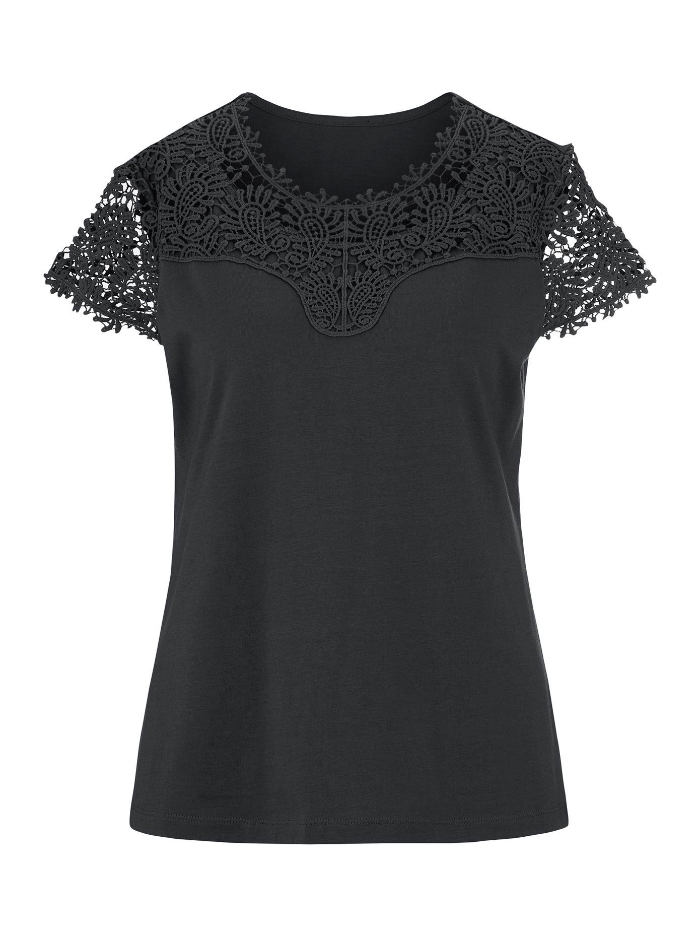 Lady Kanten Shirt (1-delig)