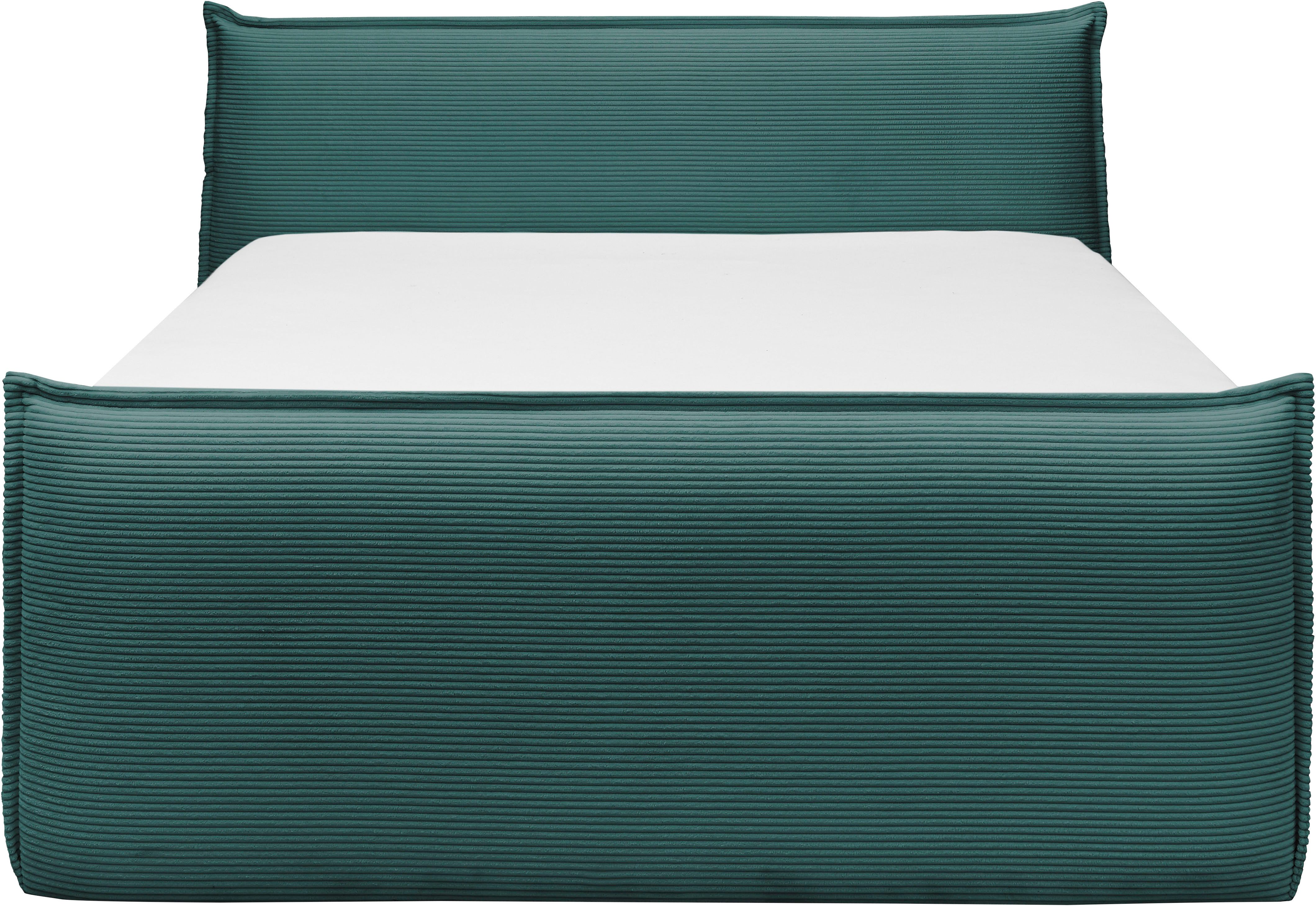 set one by Musterring Boxspring Florida in moderne cord bekleding, met bedlade, in 3 maten verkrijgbaar