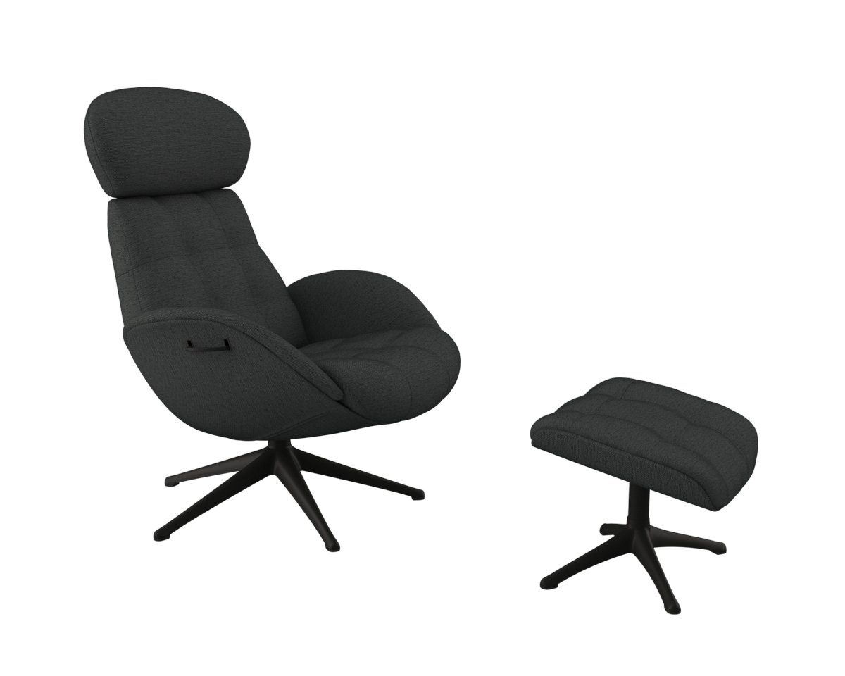 FLEXLUX Relaxfauteuil Chester, functionele stoel, gestoffeerde stoel, armleuningen, TV-fauteuil