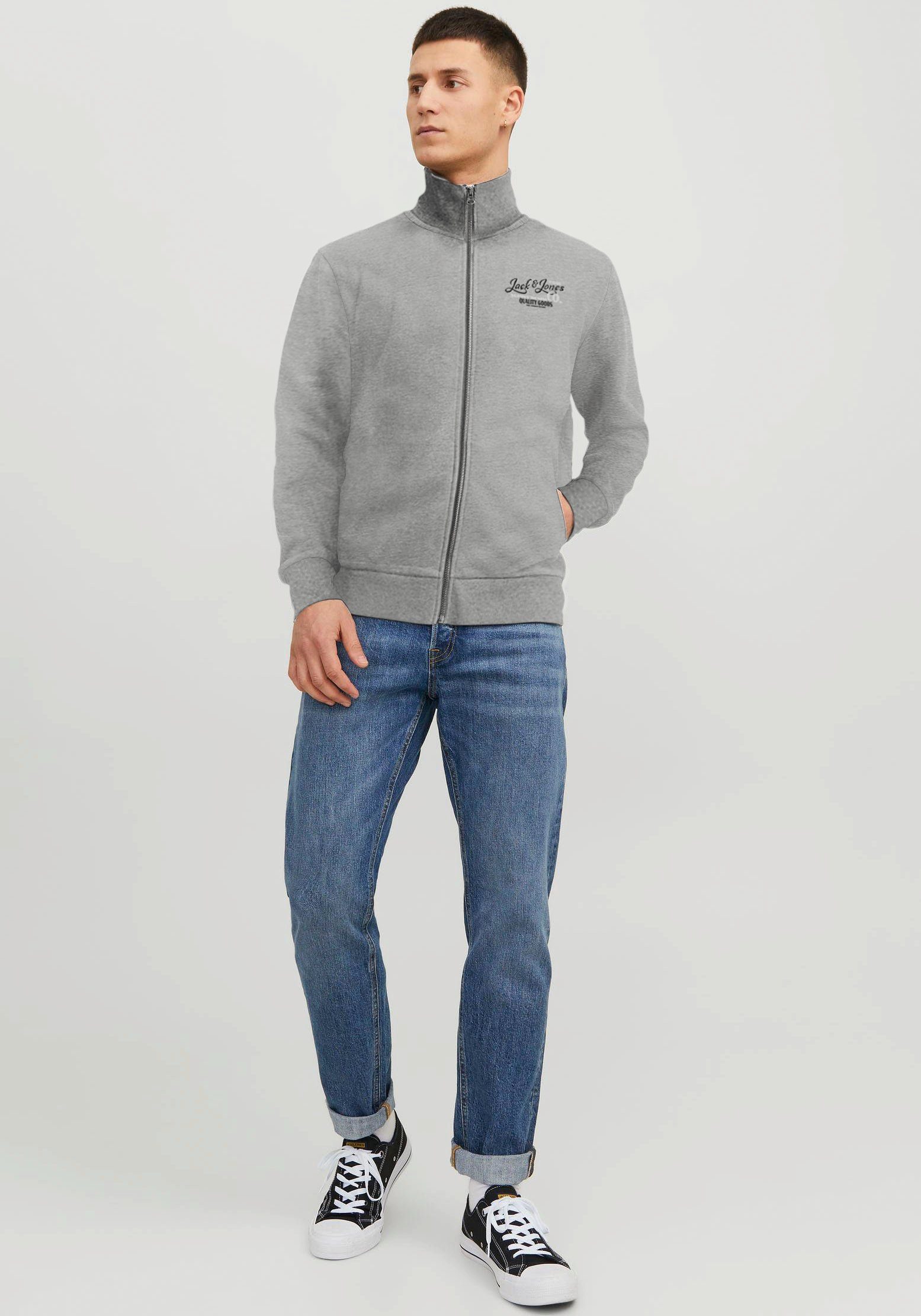 Jack & Jones Sweatvest JJ JJANDY SWEAT ZIP HIGH NECK