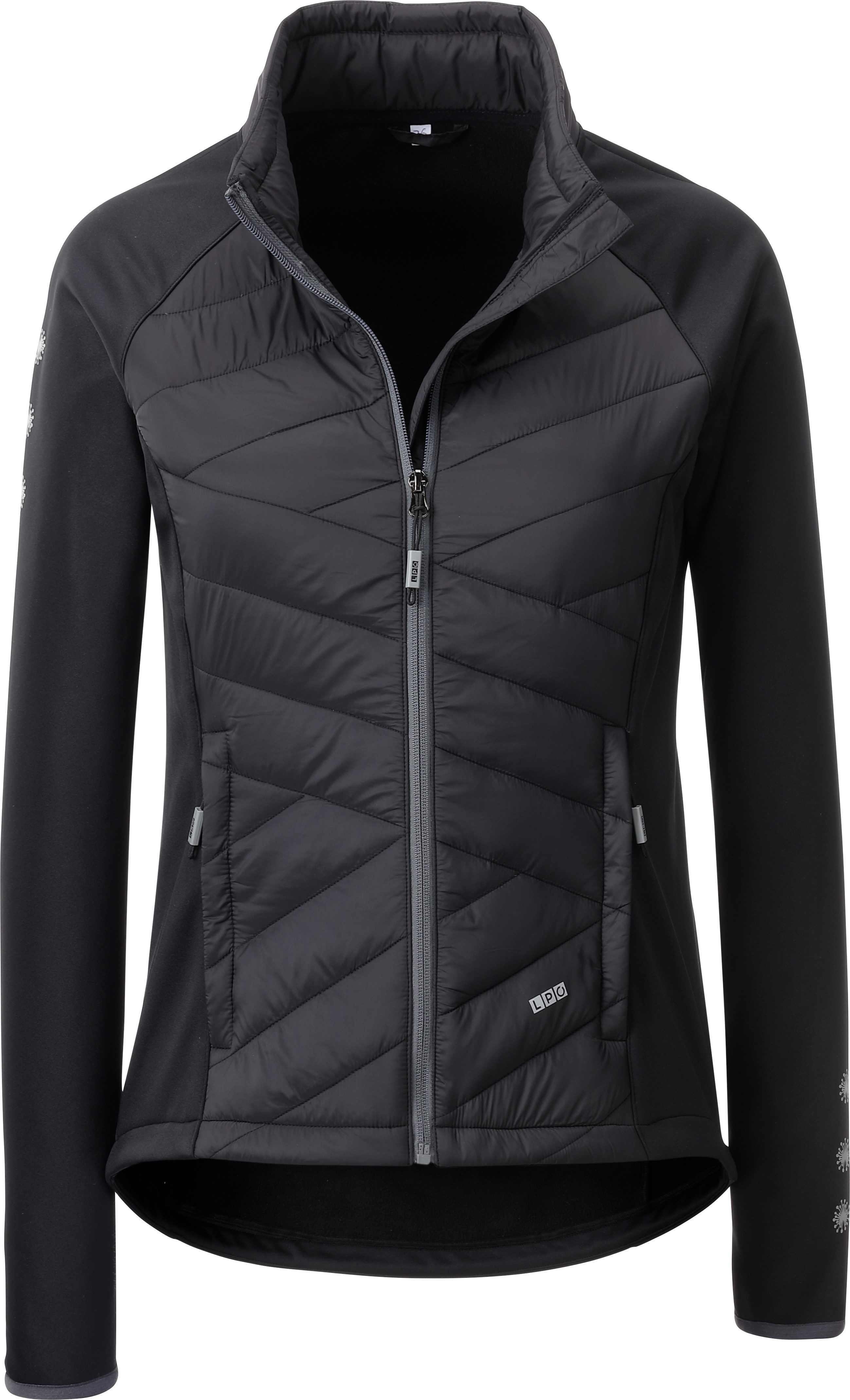 LPO Fleecejack EDINA II WOMEN zachte hybride fleecejack in traditionele uitstraling
