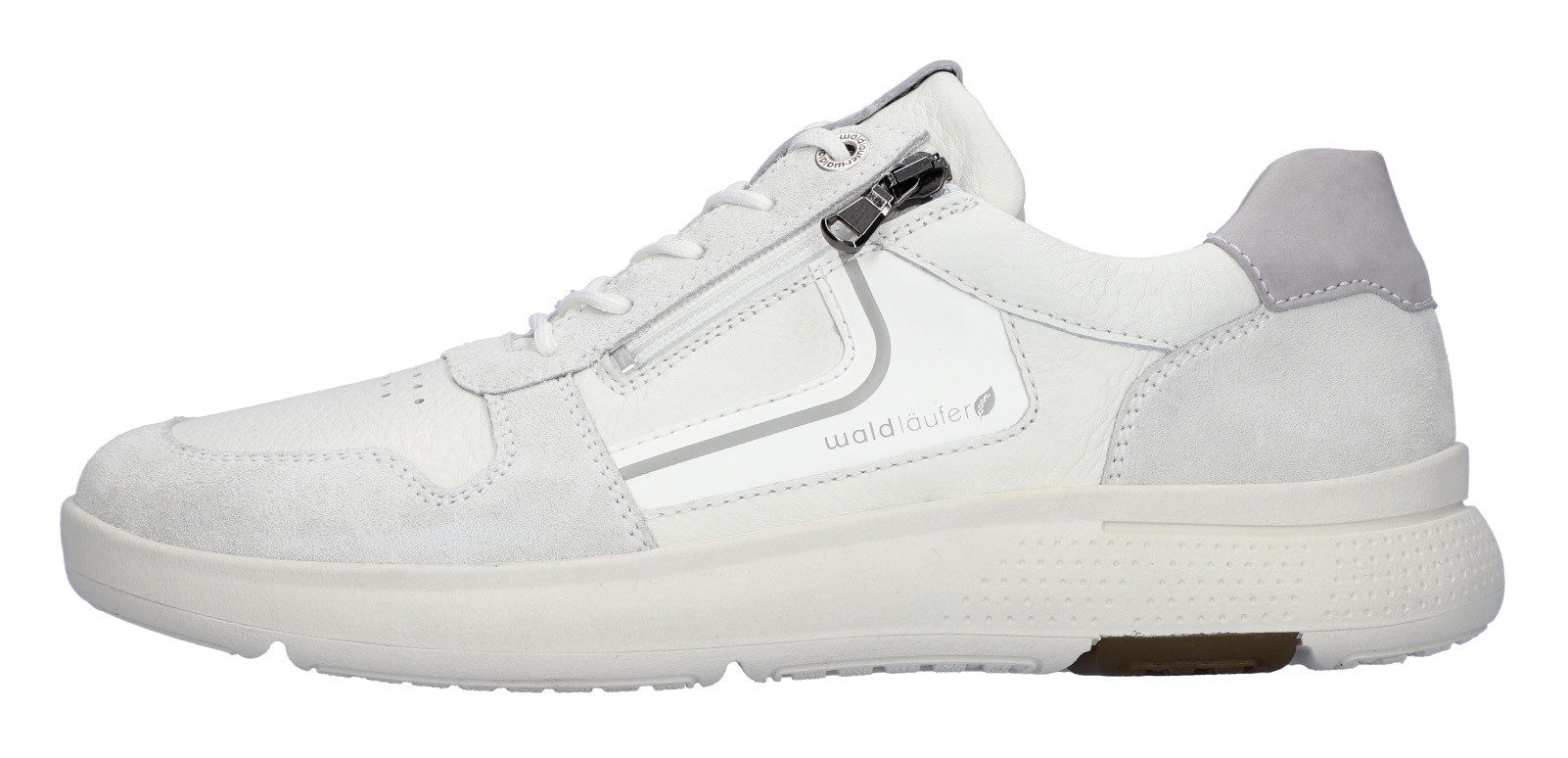Waldläufer Sneakers Heiko , lage schoen, veterschoen, comfort-schoen in comfortbreedte h (= zeer breed)