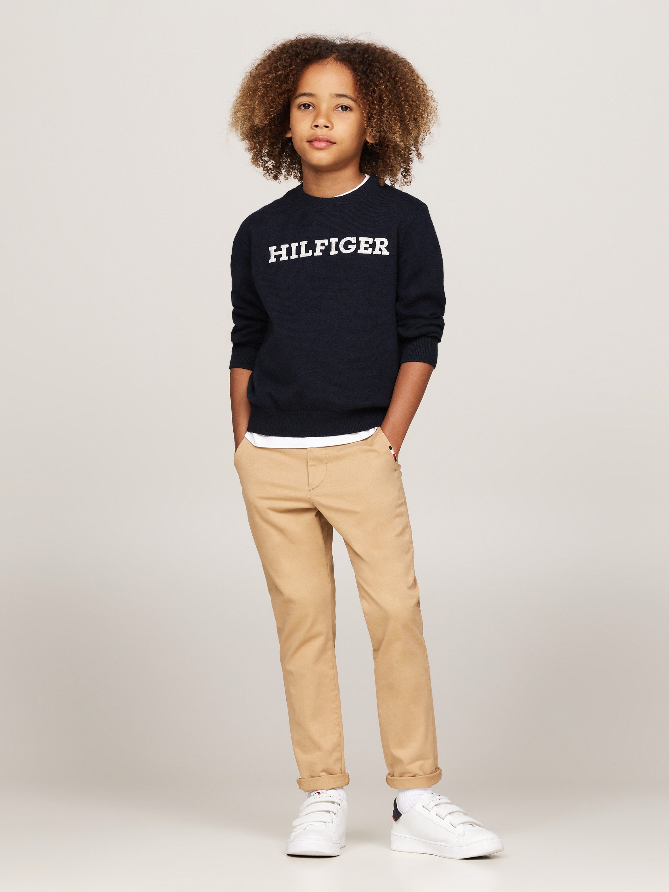 Tommy Hilfiger Gebreide trui MONOTYPE REGULAR SWEATER