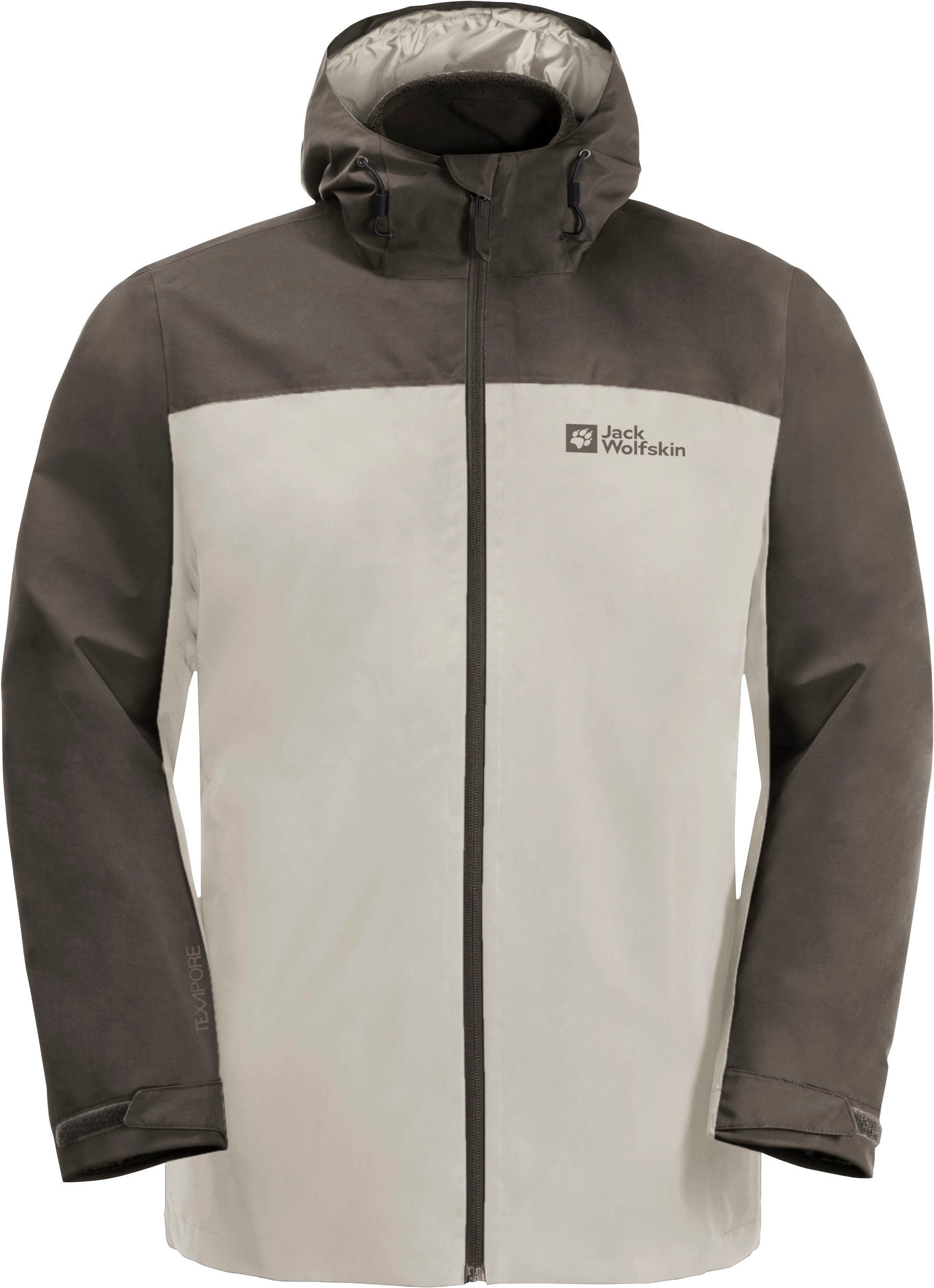 Jack Wolfskin Functioneel 3-in-1-jack TAUBENBERG 3IN1 JKT M met waterafstotende ritsen waterdicht ademend