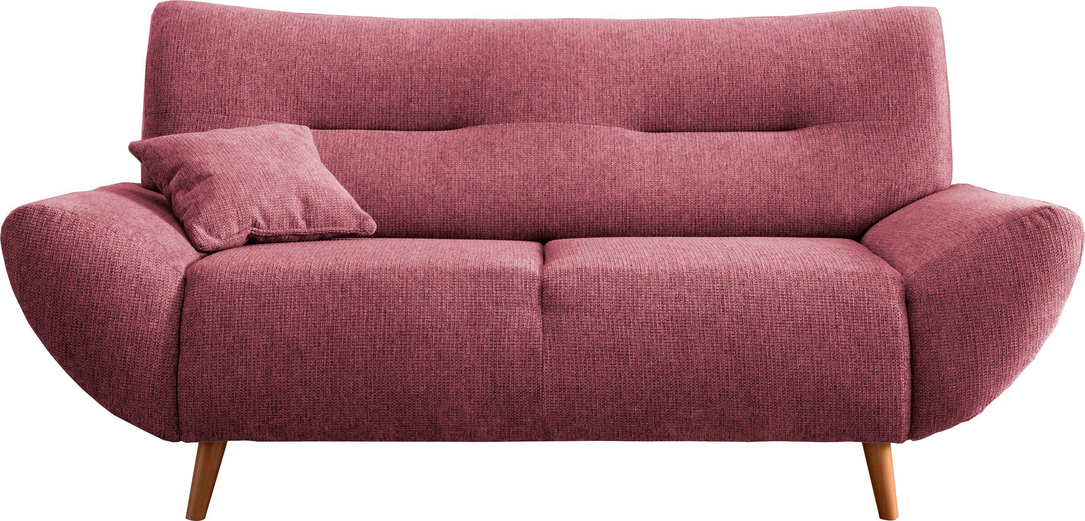 INOSIGN 2-zitsbank Drago elegant en tijdloos, comfortabel, houten voet