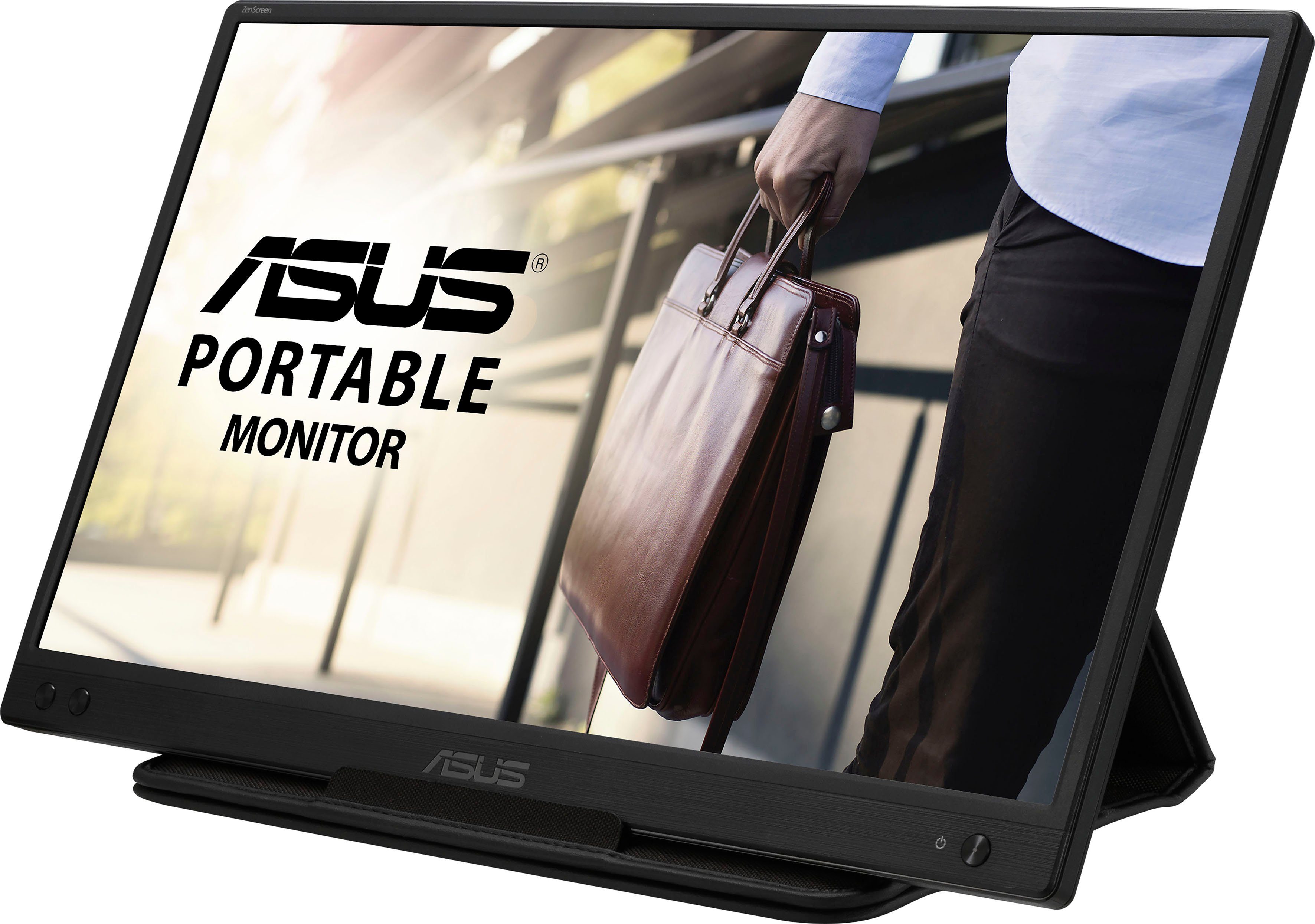 Asus Losse monitor MB166C, 40 cm / 16", Full HD
