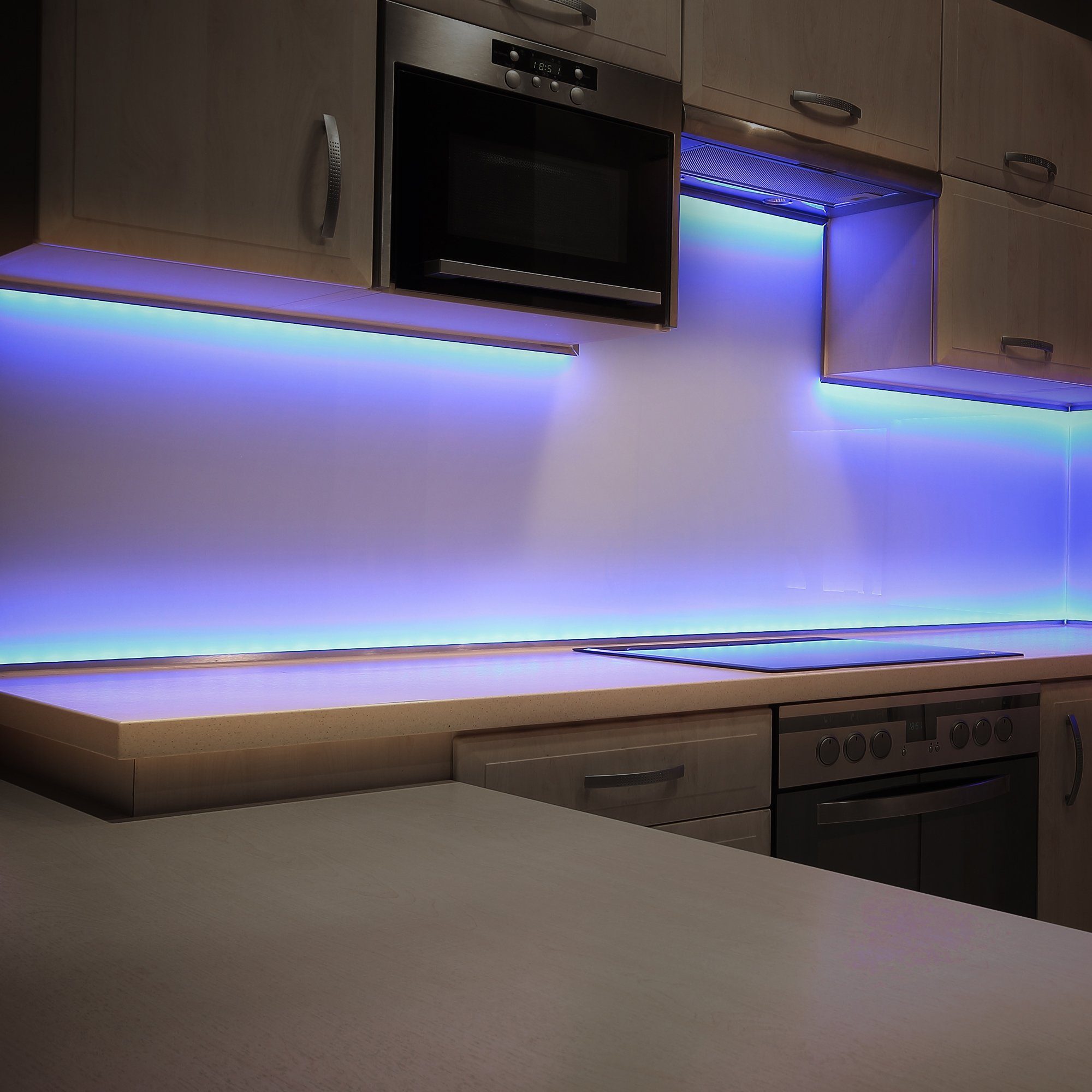 B.K.Licht Led-strepen 5m smart home led band dimbaar met wifi app-besturing