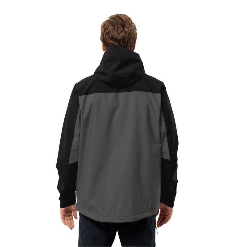 Jack Wolfskin Functioneel jack WEILTAL 2L JKT M Capuchon: vast verbonden met de jas