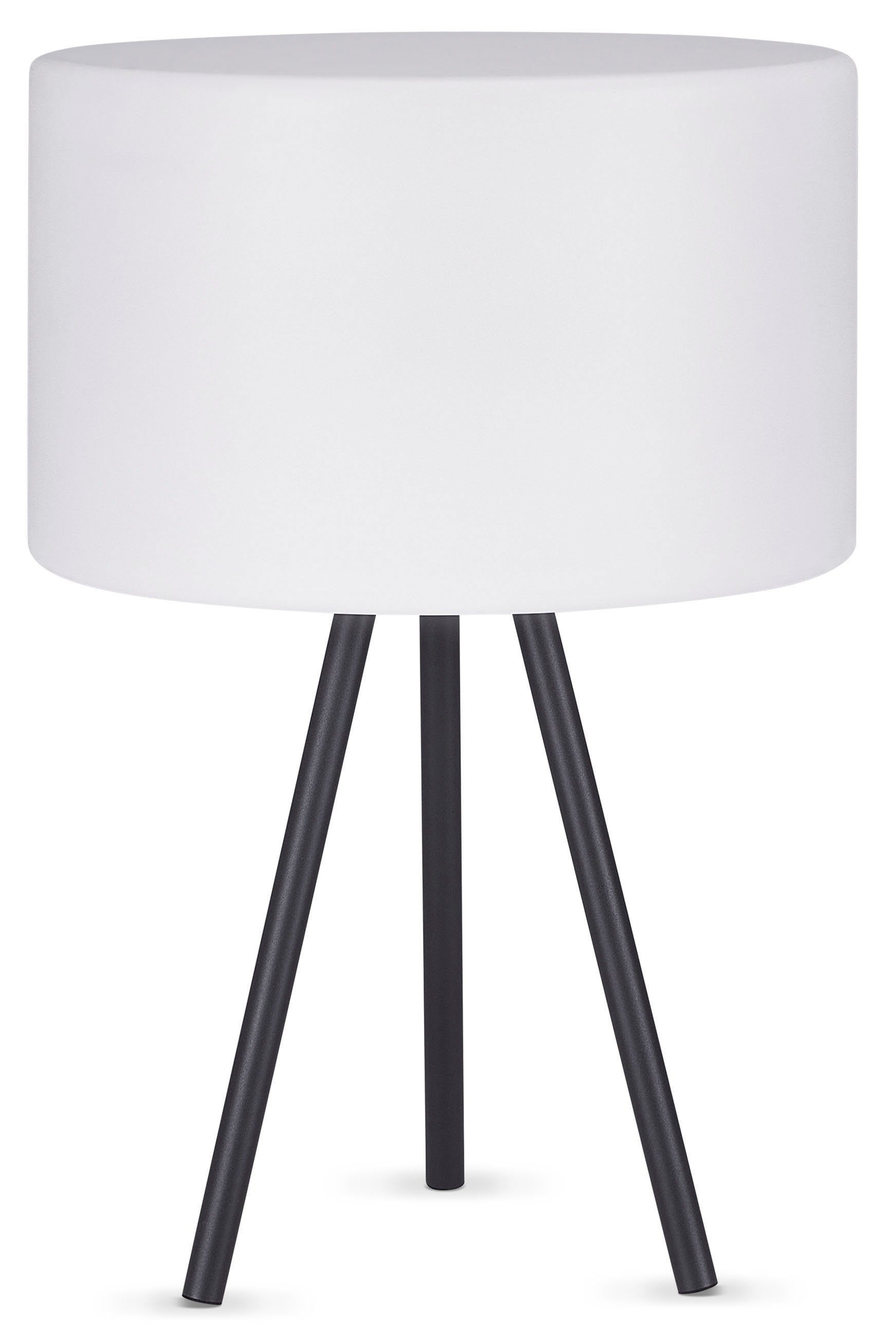 Paco Home Tafellamp BRUCE Outdoor tafellamp driepoot LED accu Scandinavische nachtlamp