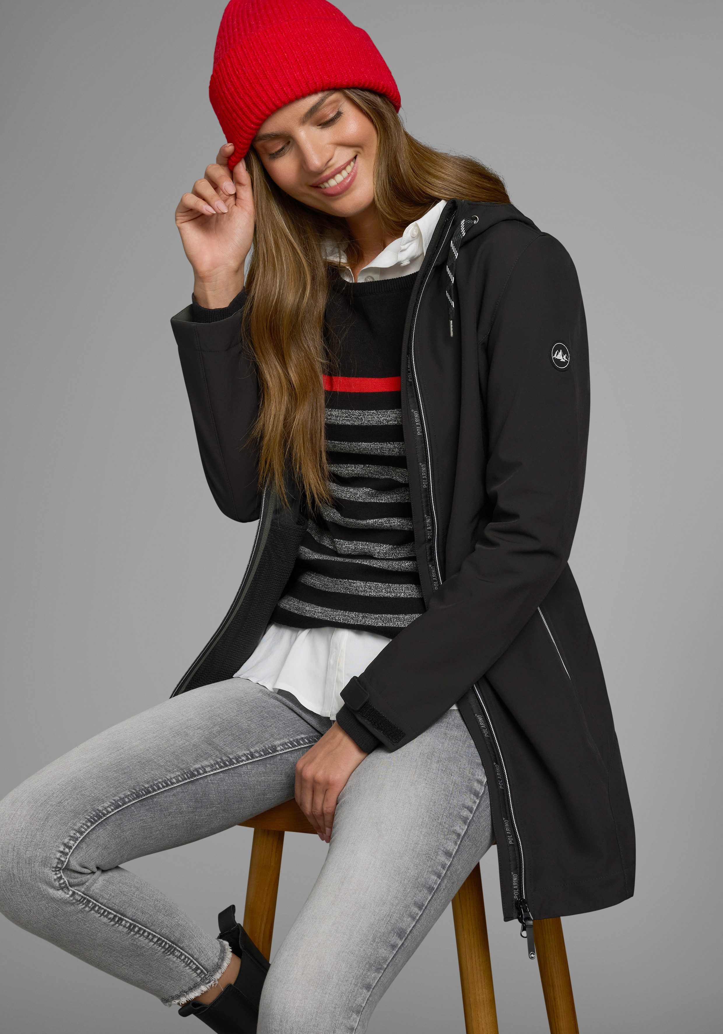 Polarino Softshell-jas Winddicht, waterafstotend en ademend