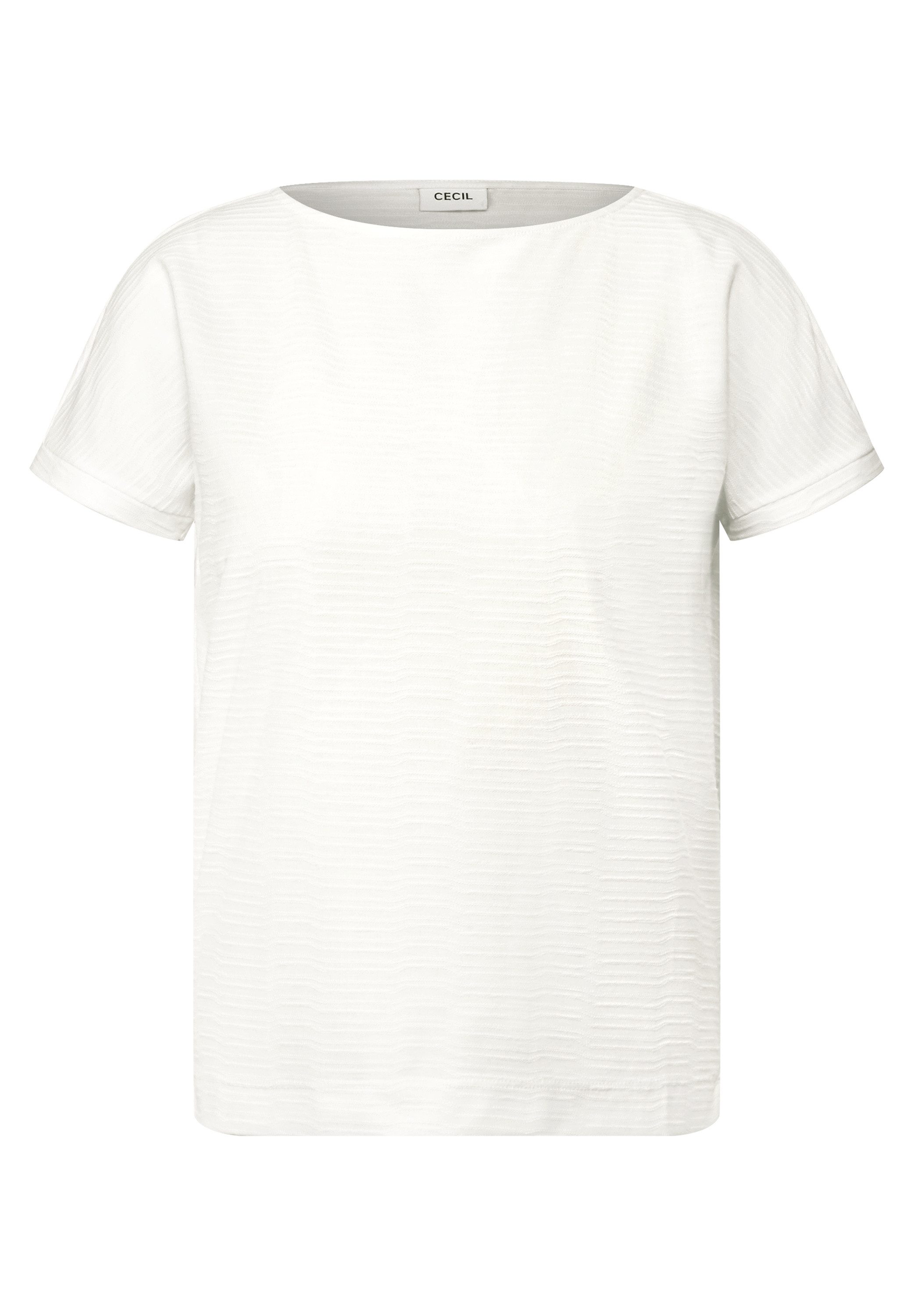 Cecil T-shirt met streepstructuur