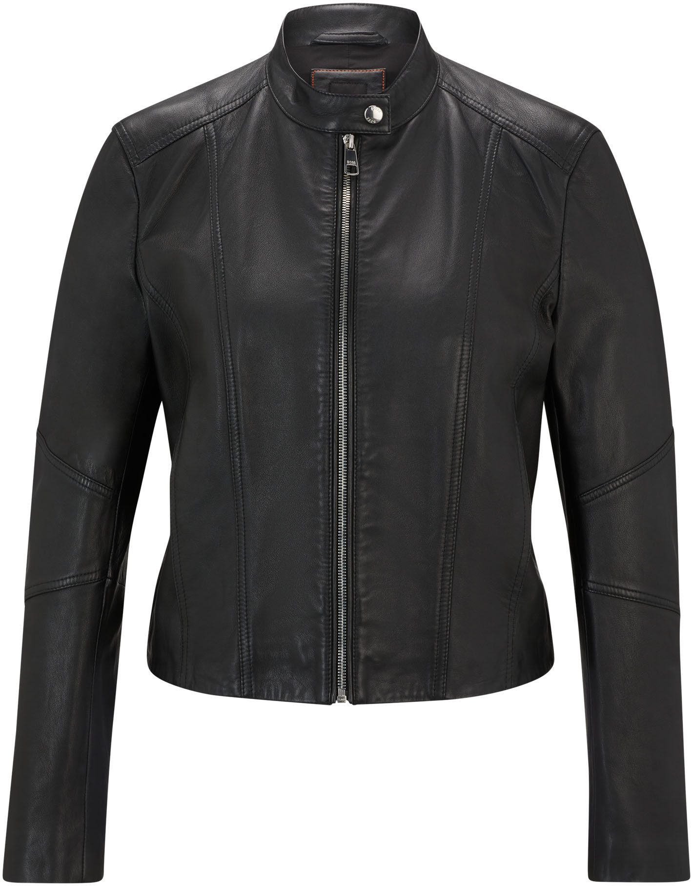 Boss Orange Leren jack Saleste Premium Damesmode
