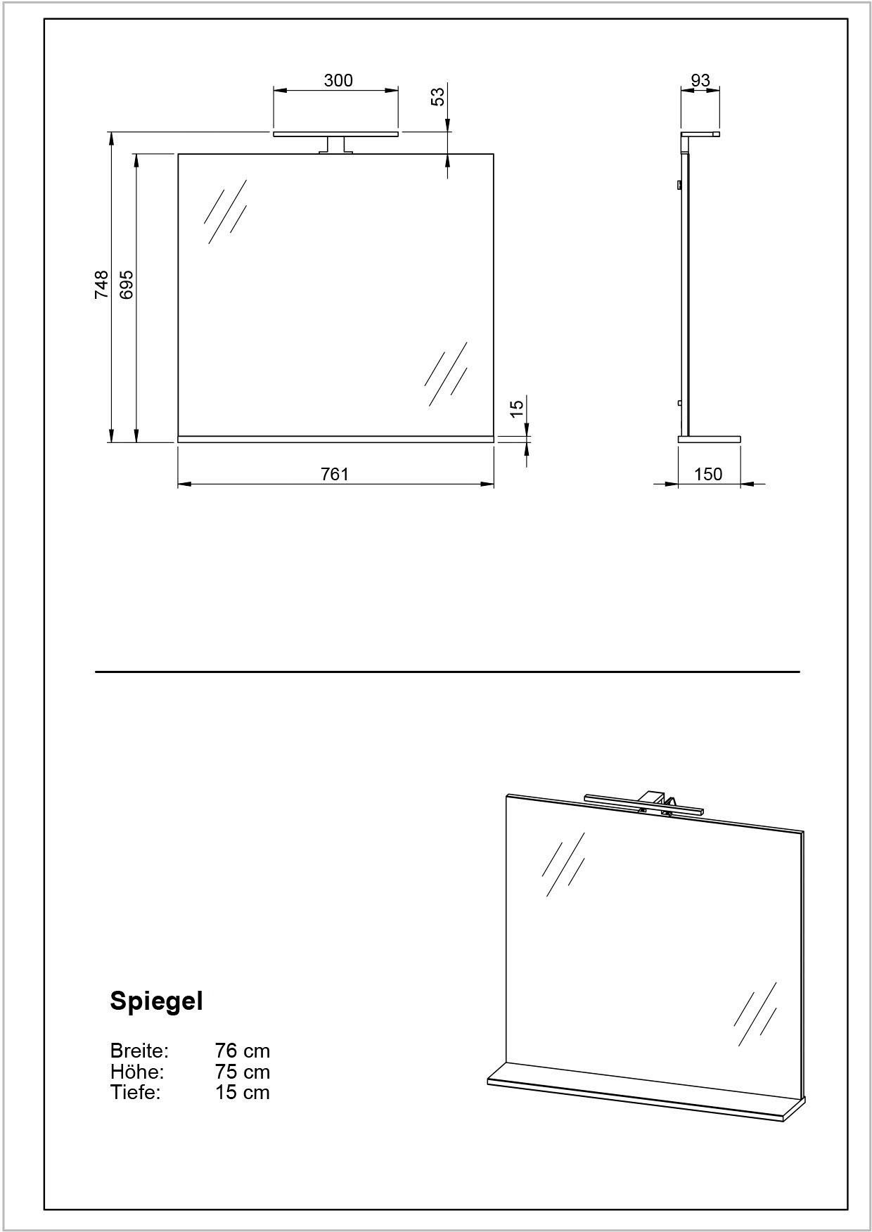 GERMANIA Badkamerserie Scantic (2-delig)