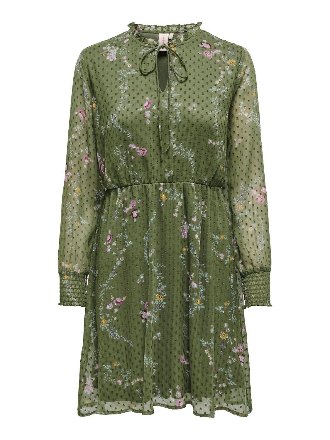 Only Mini-jurk ONLAIDA ELISA LS DRESS WVN (#BEZUG!)