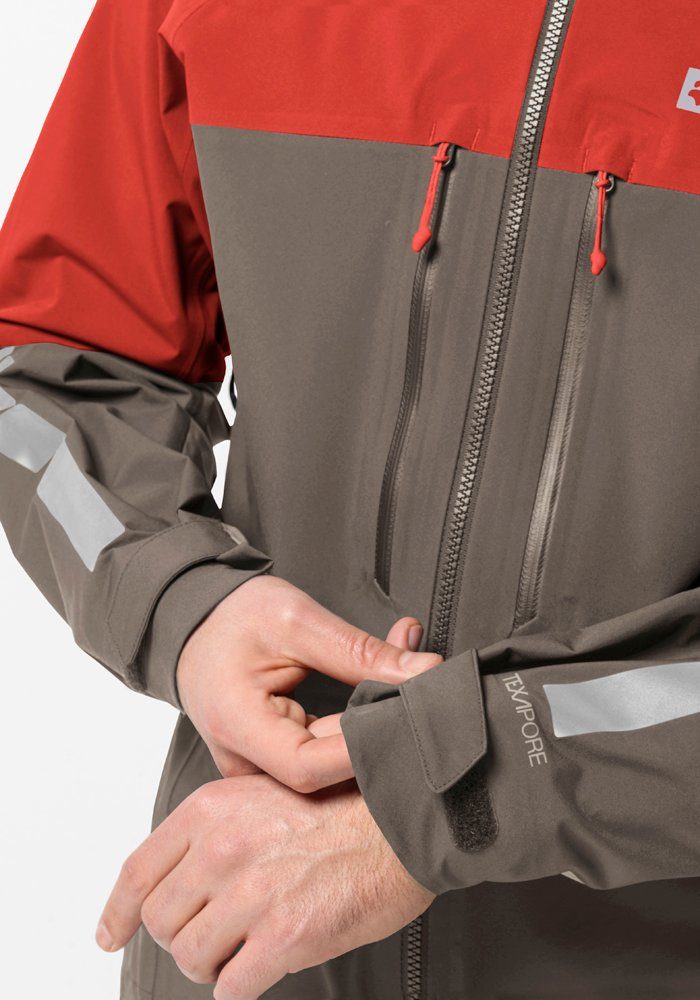 Jack Wolfskin Fietsjack MOROBBIA 3L JKT M