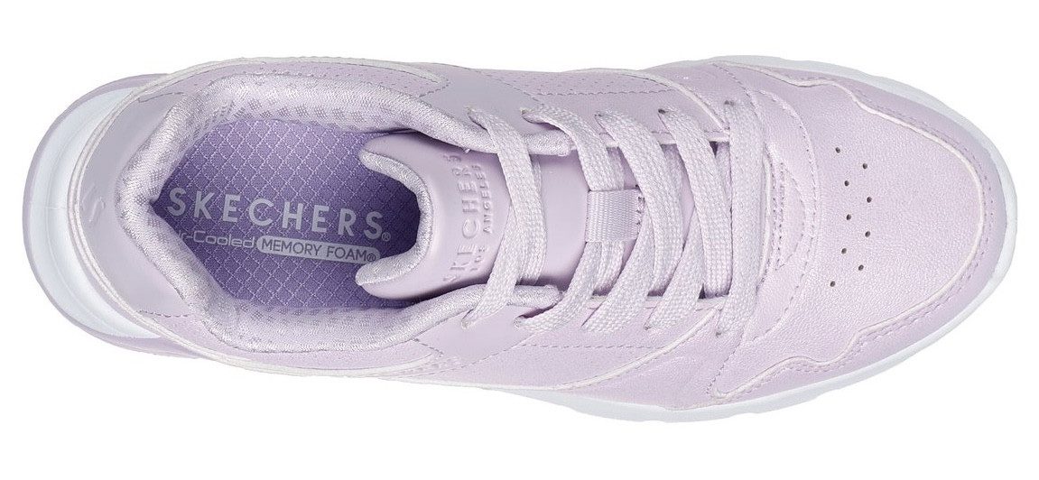 Skechers Kids Sneakers UNO LITE 2.0 , veterschoen met gekleurde wigzool, maat sjabloon om te downloaden