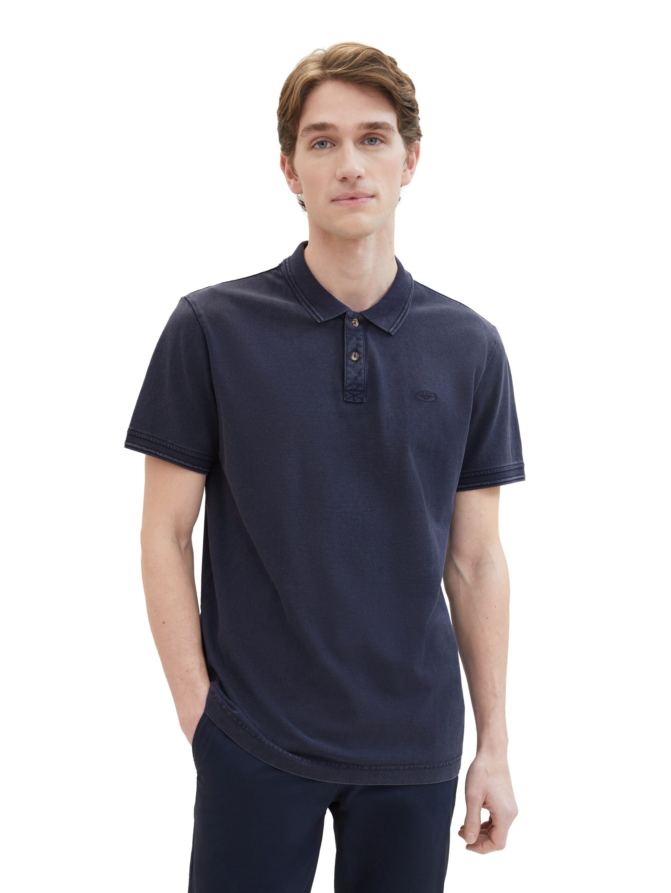 Tom Tailor Poloshirt met geborduurd logo