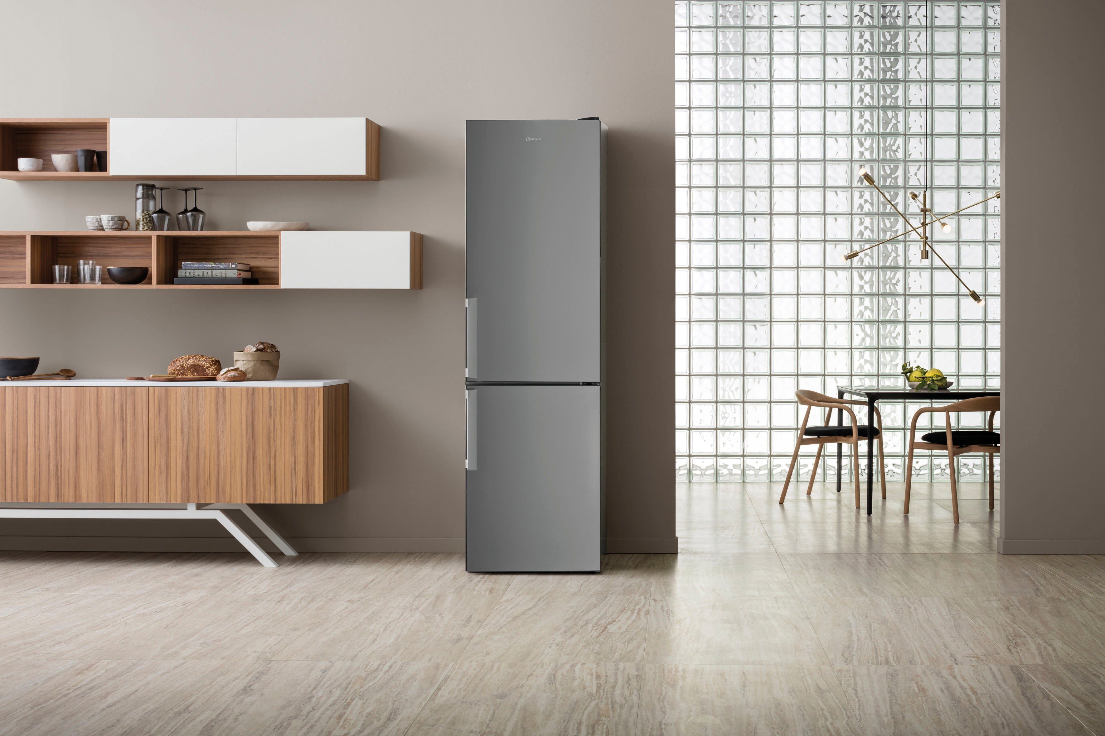 BAUKNECHT Koel-vriescombinatie KGSF 202G IN 2