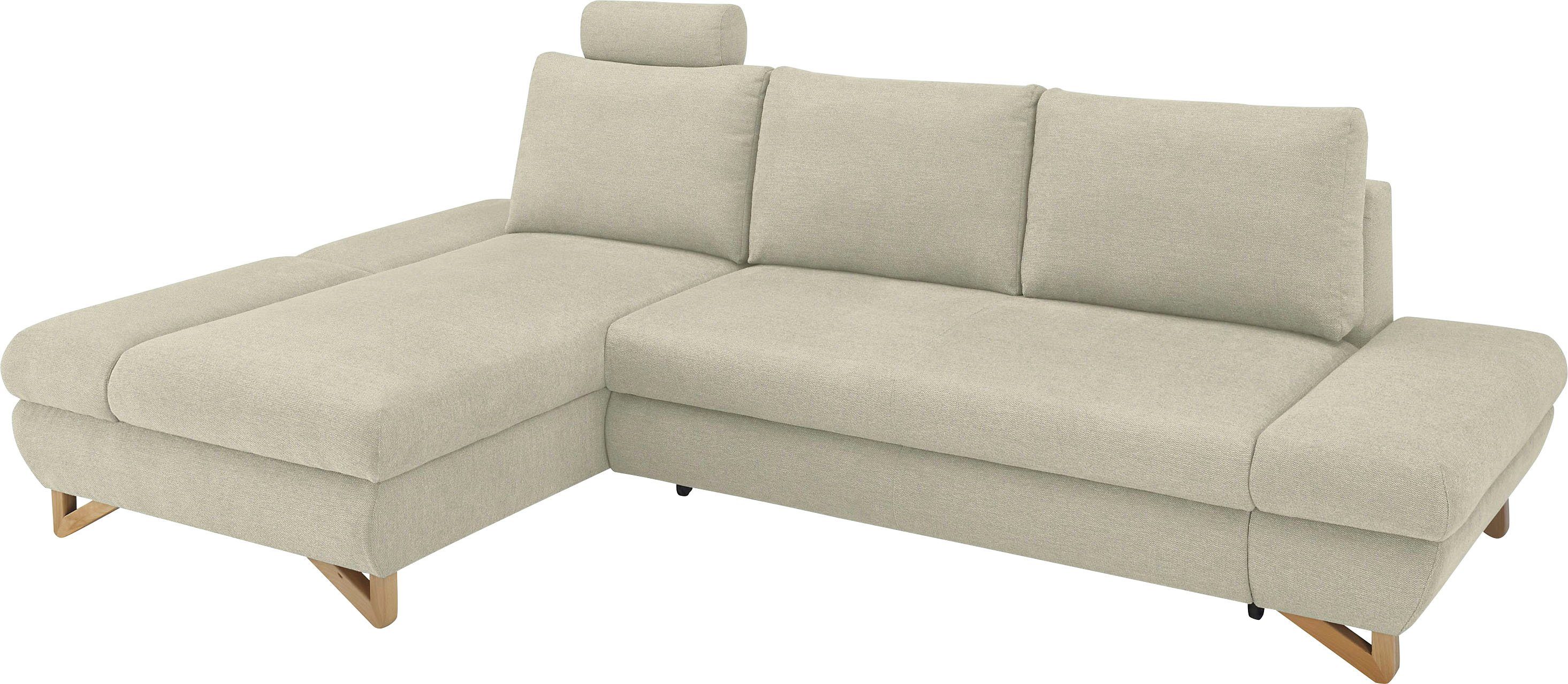 INOSIGN Slaapbank City/Giron comfortabele slaapbank (ligoppervlak 245 x 138 cm) en bedlade
