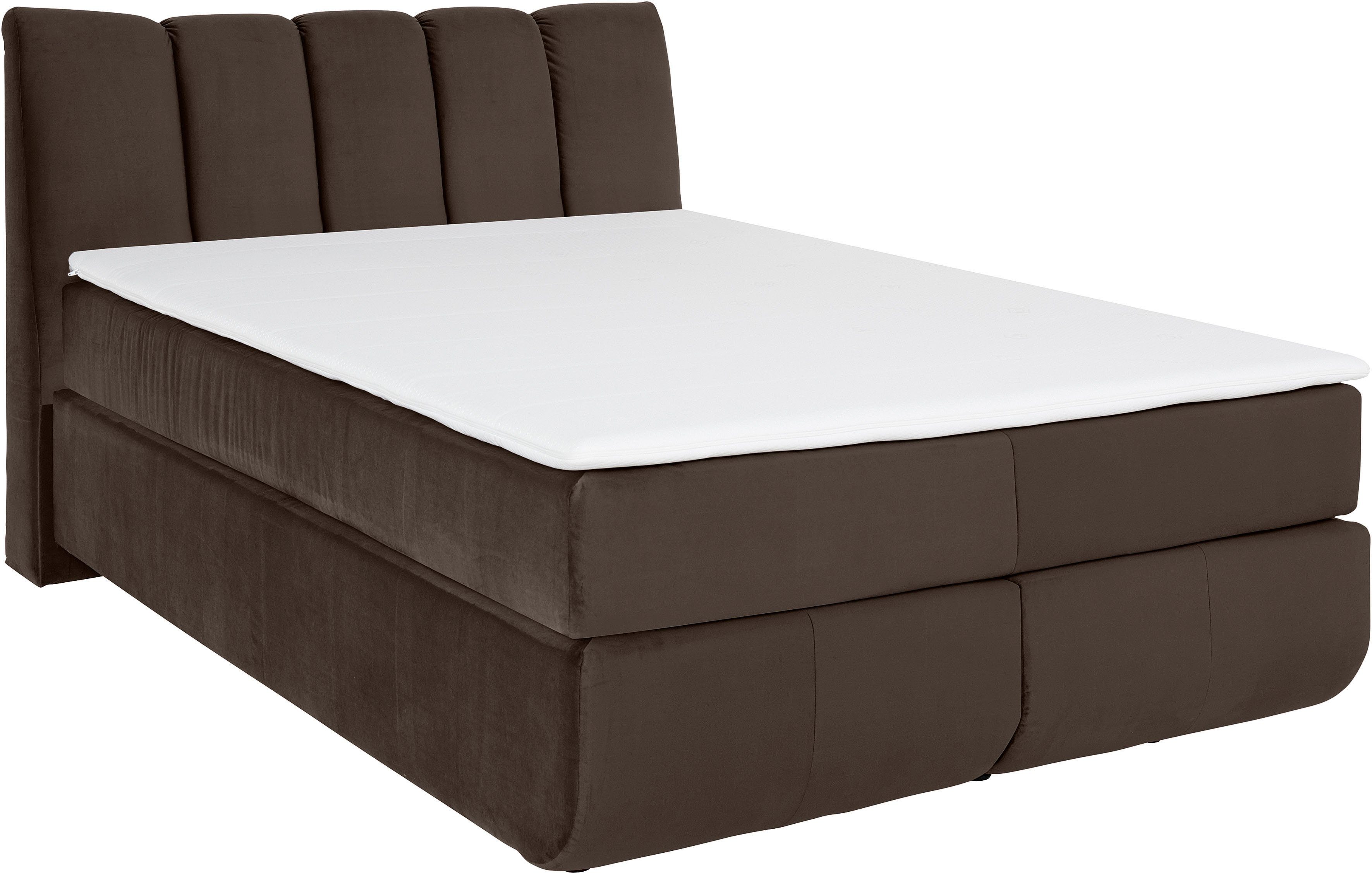 Leonique Boxspring Océane Los van de vloer- werkt vrijzwevend, verschillende hardheden (ook H4)