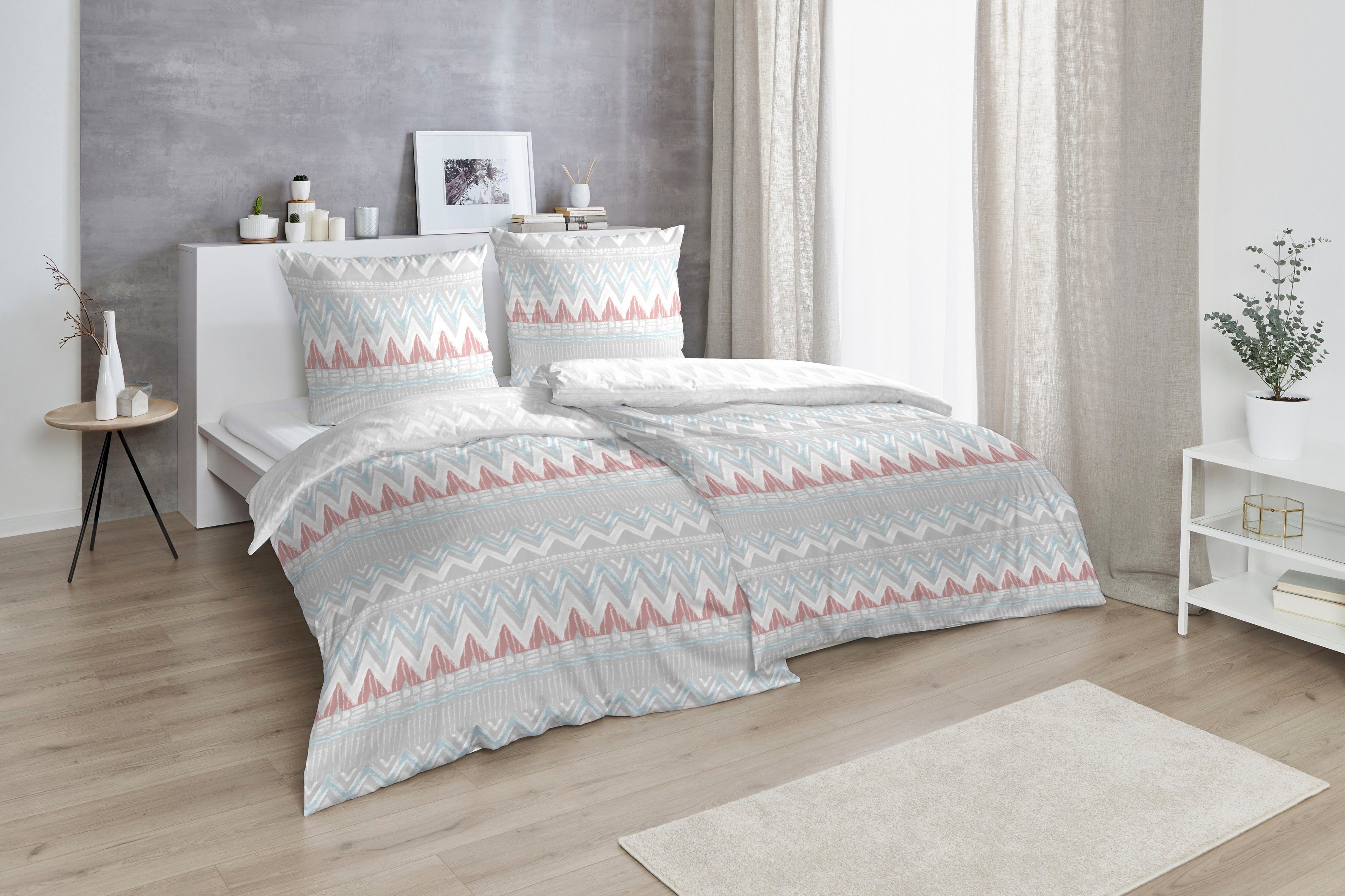 Primera Overtrekset Bio-Renforce Zahara met een modern zigzagmotief (2-delig)