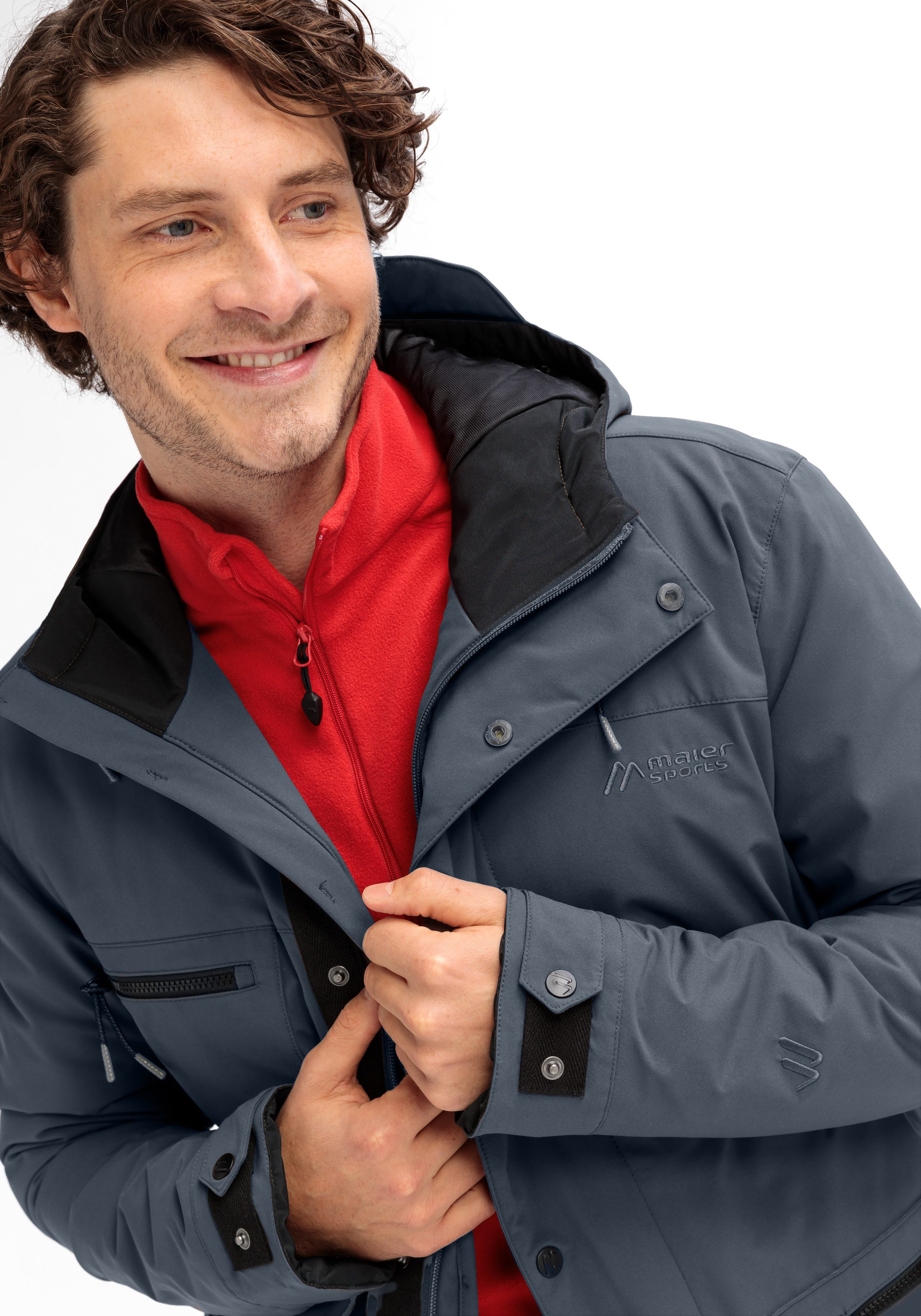 Maier Sports Functioneel jack R3 Zed M Heren jas, waterdichte outdoorjas, regular fit
