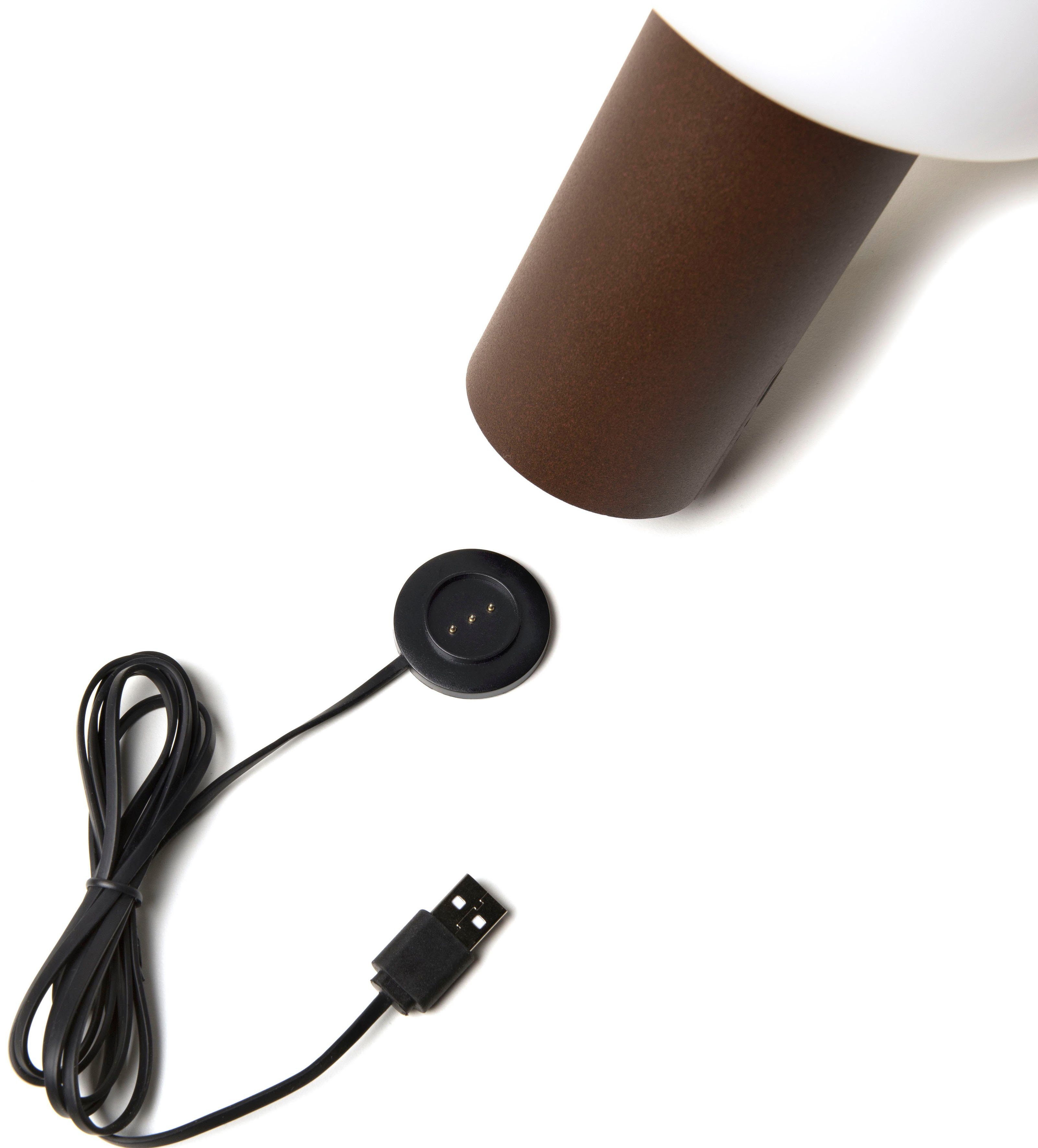 KONSTSMIDE Led-tafellamp Antibes Antibes USB-tafellamp, 2700/3000/4000K+RGB, dimbaar (2 stuks)