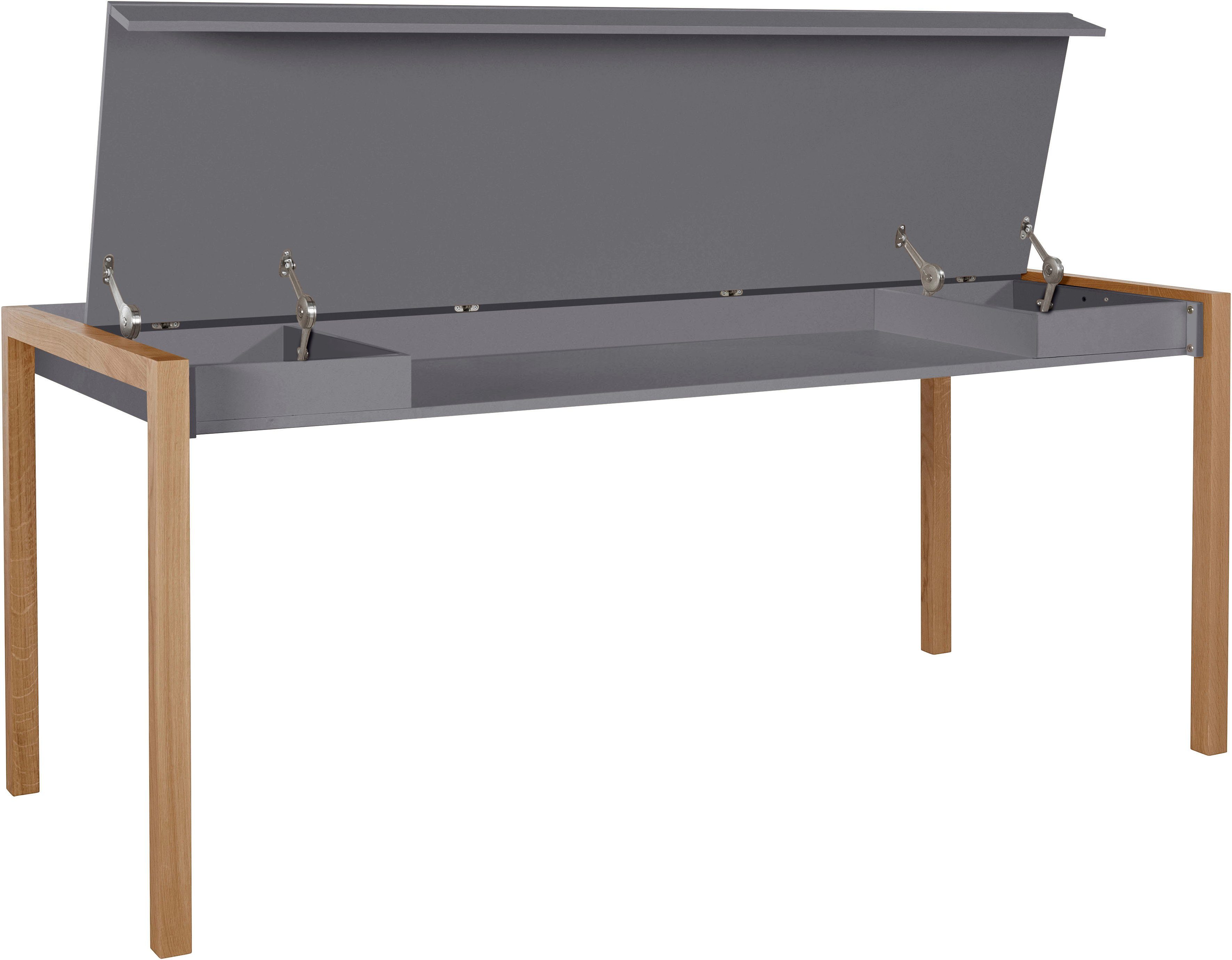 andas Eettafel Prenzlau met werkplek en opbergmogelijkheid