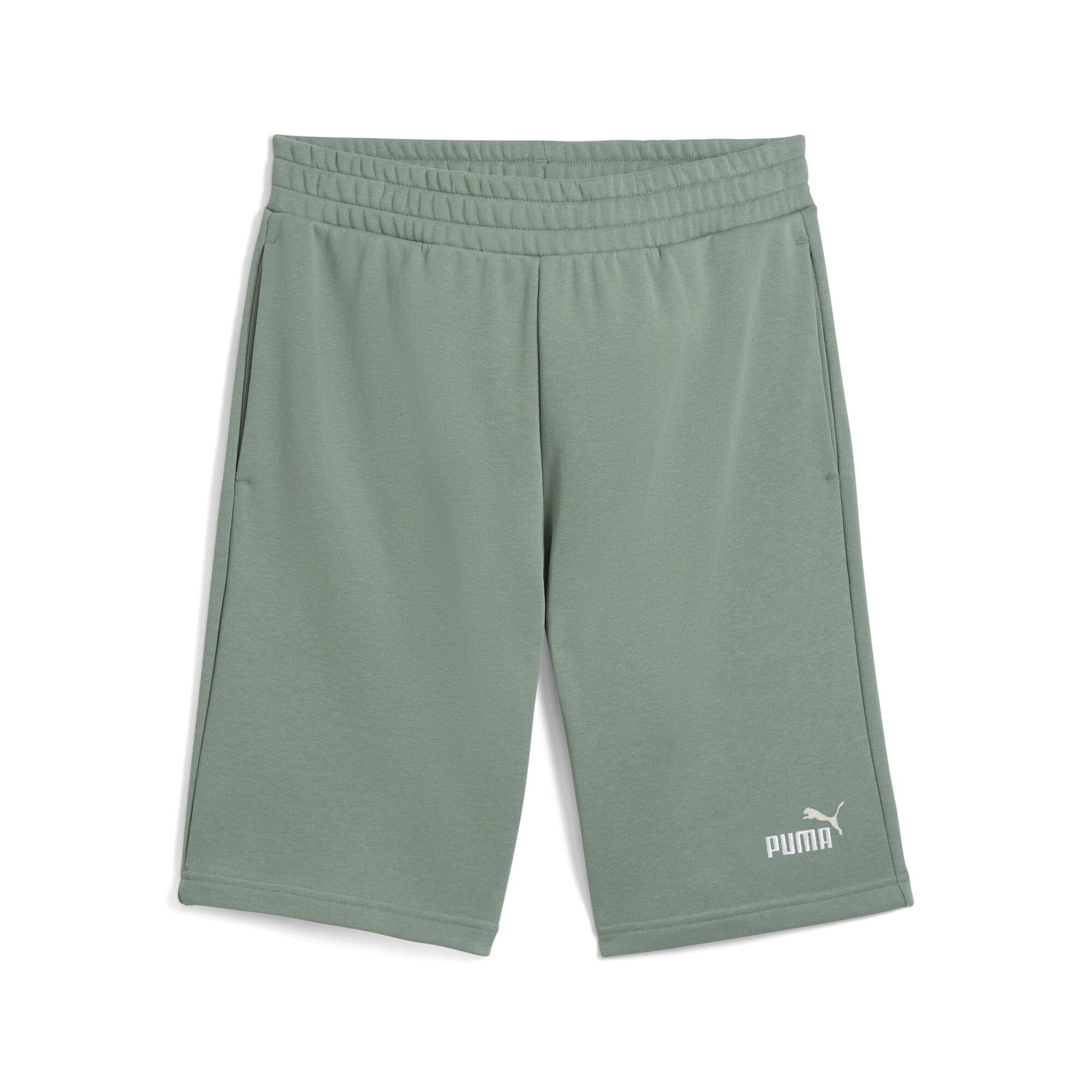 PUMA Trainingsshort ESS 2 COLOR NO. 1 LOGO SHORTS 10" TR heren sportshorts maat S groen