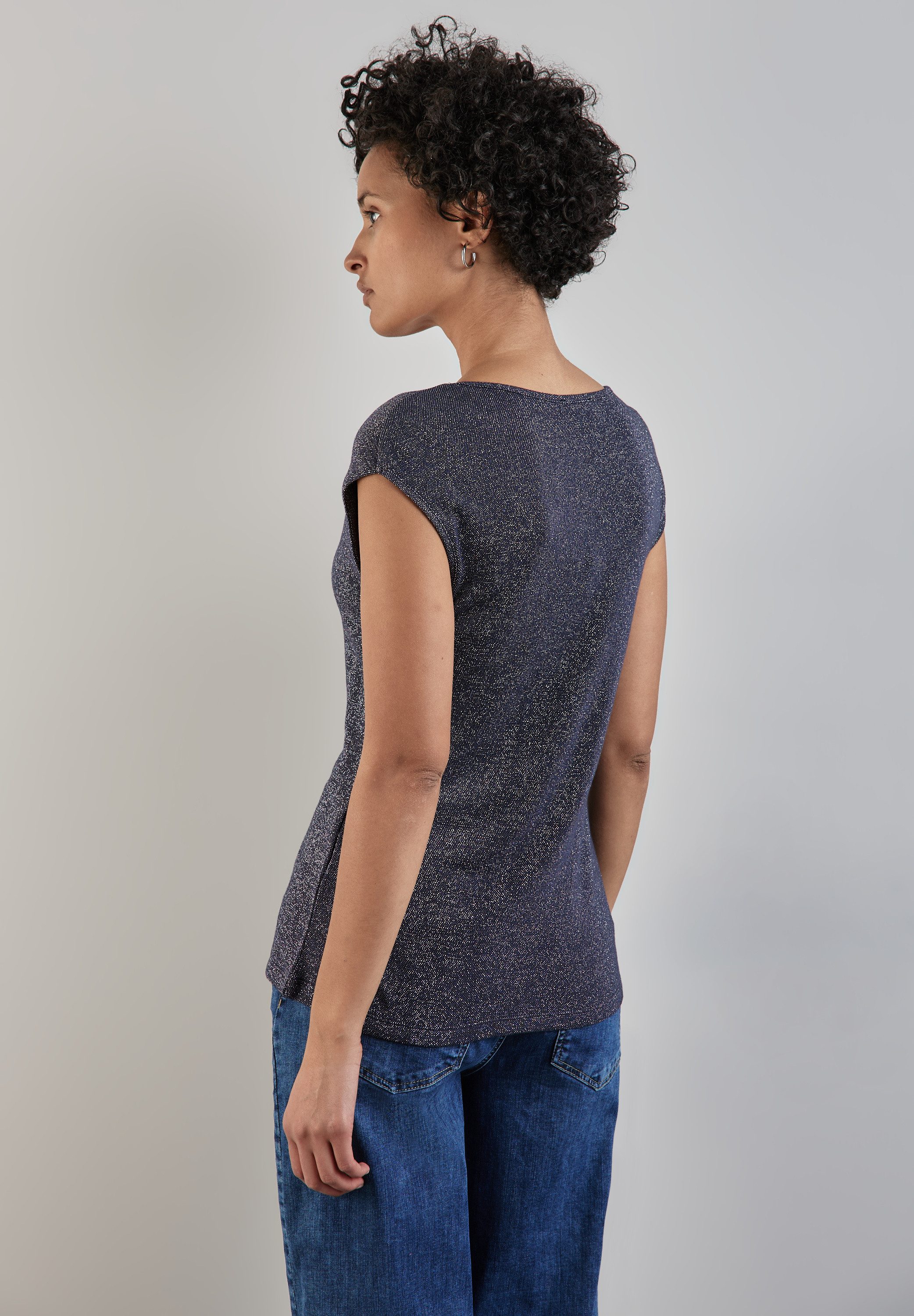 STREET ONE Shirttop ADA met hartvormige halslijn
