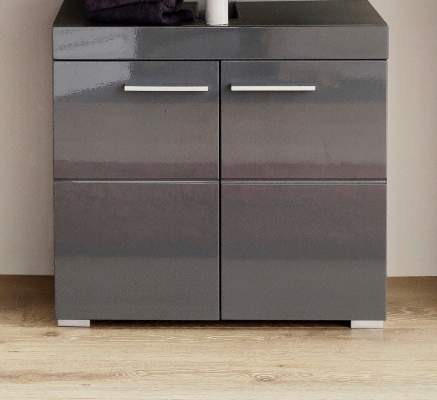 INOSIGN Wastafelonderkast Avena Wastafel met 2 deuren - uitsparing 26/8 cm - (B/D/H) 60/34/56 cm