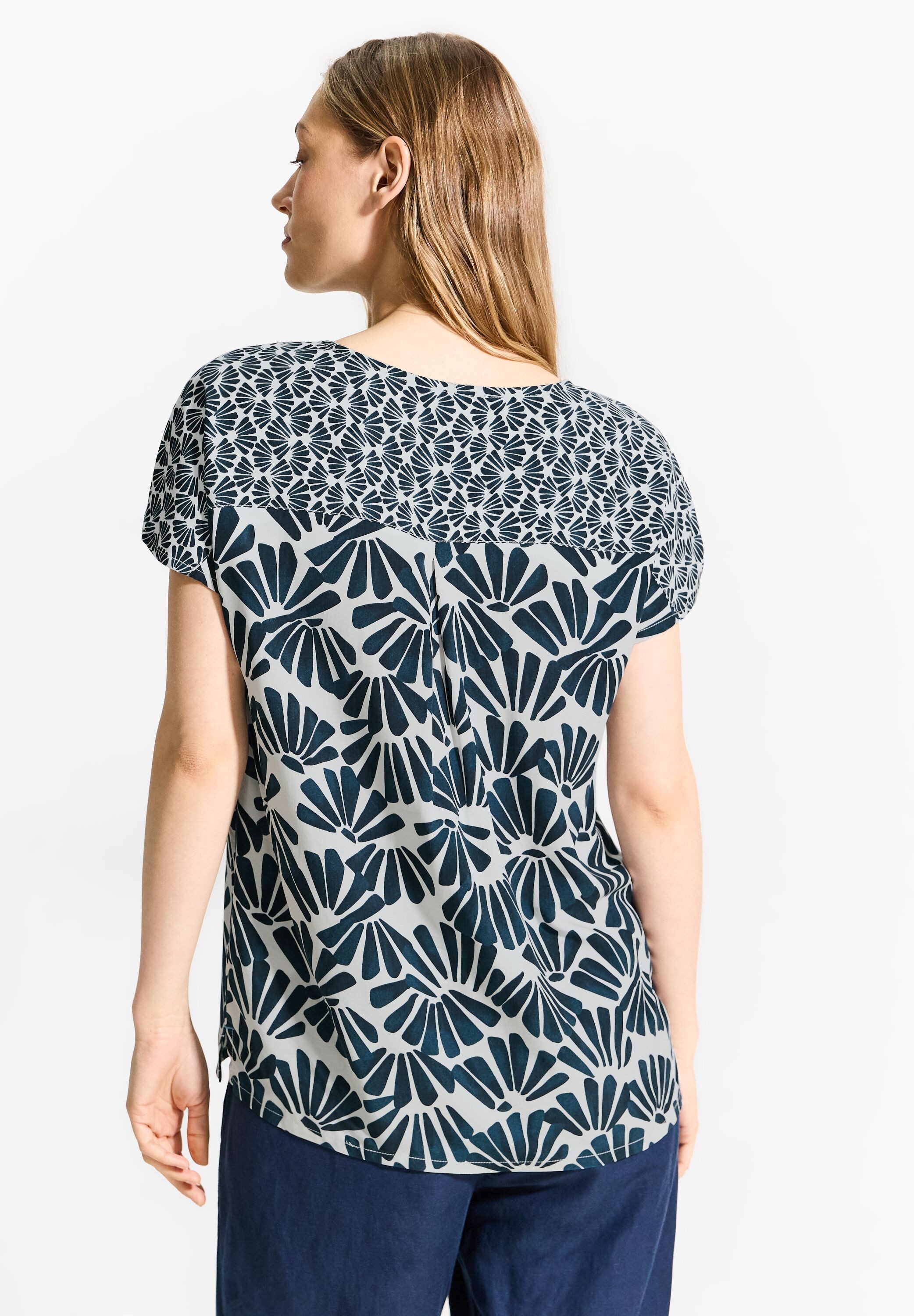 Cecil Blouse met korte mouwen met print all-over