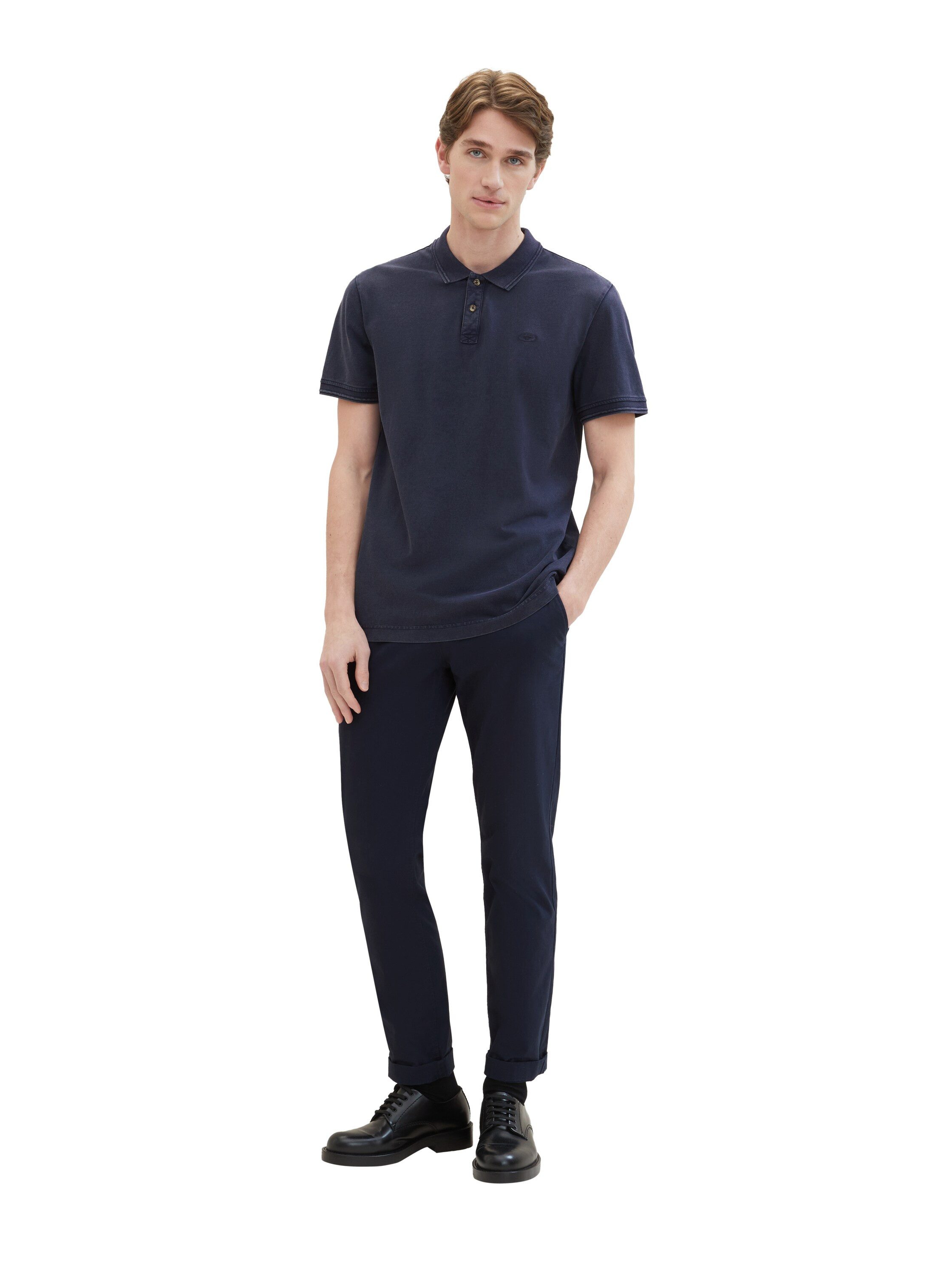 Tom Tailor Poloshirt met geborduurd logo