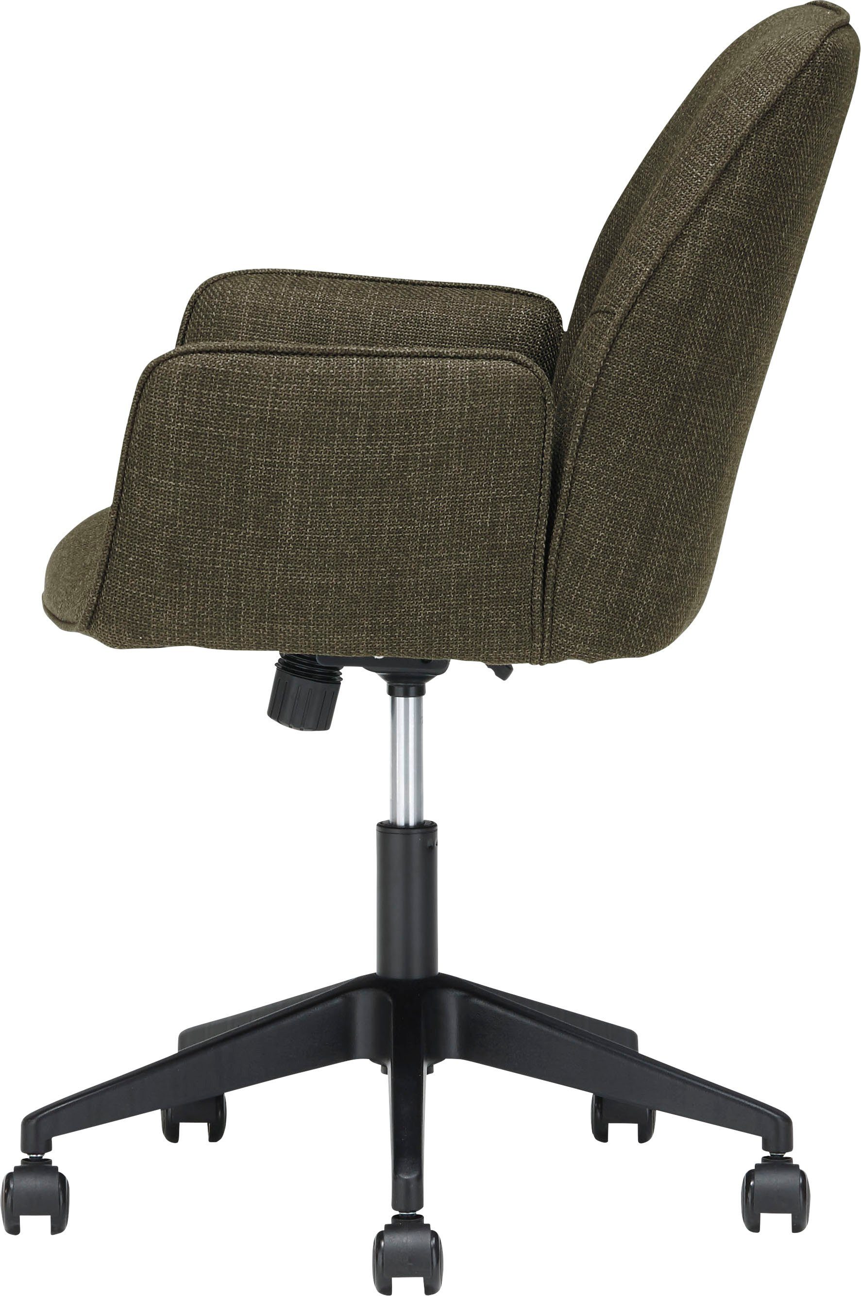 MCA furniture Bureaustoel O-Pemba Geweven stof, bureaustoel met traploos instelbare comfortabele zithoogte