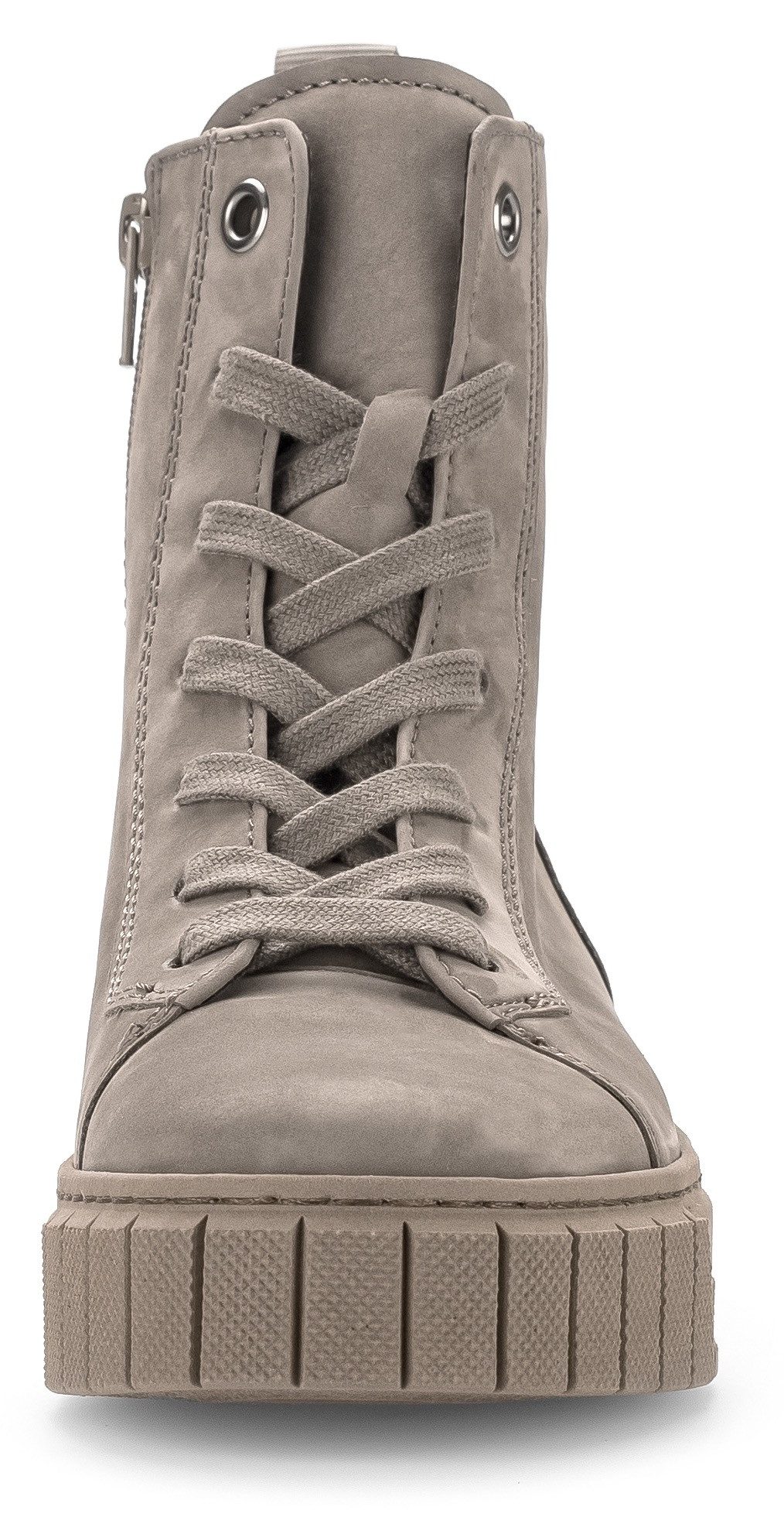 Gabor Veterschoenen Davos , plateau, comfort schoen, enkellaars in schoenwijdte h (= zeer breed)