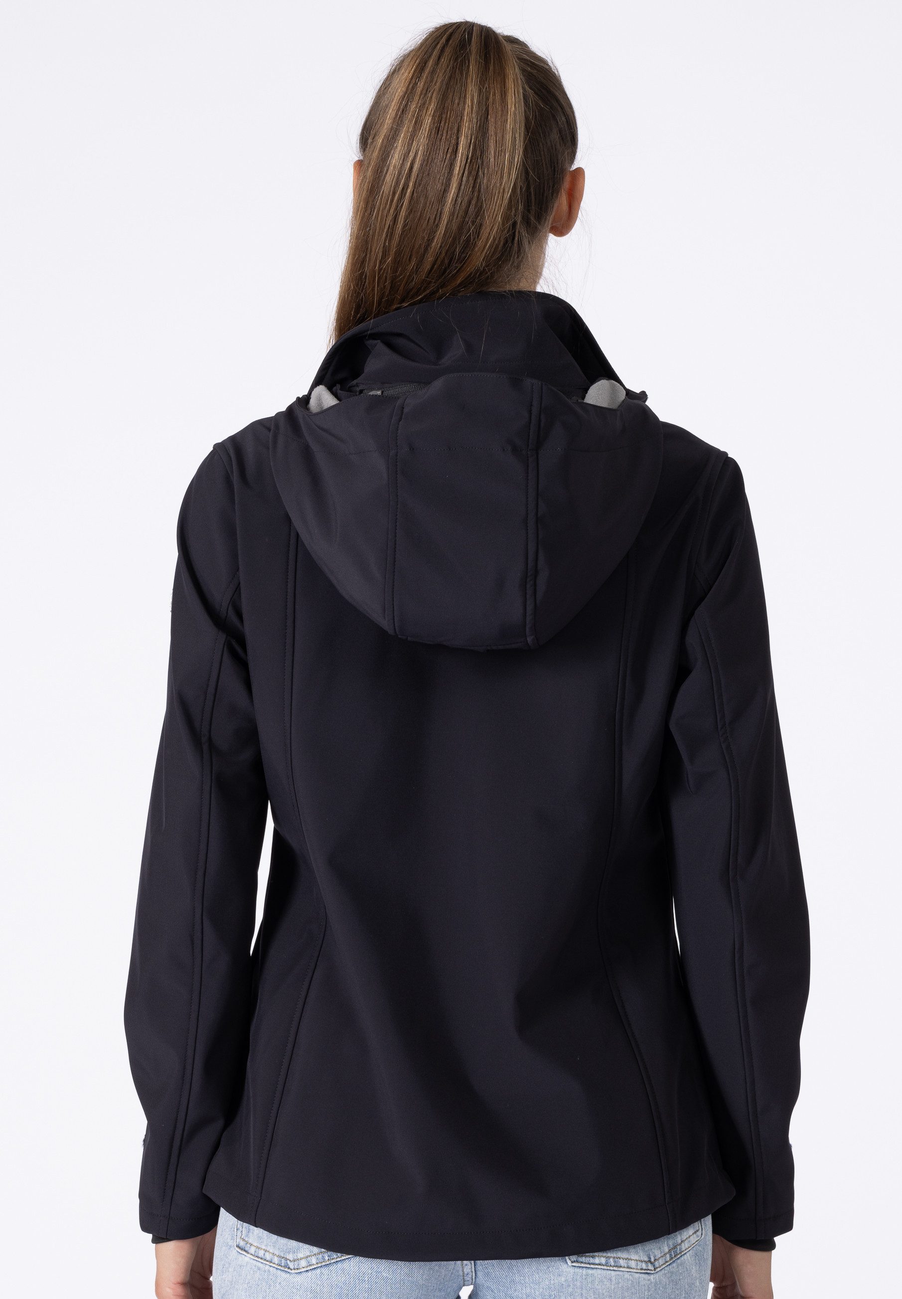 DEPROC Active Softshell-jack DECORAH PEAK V WOMEN met afneembare capuchon