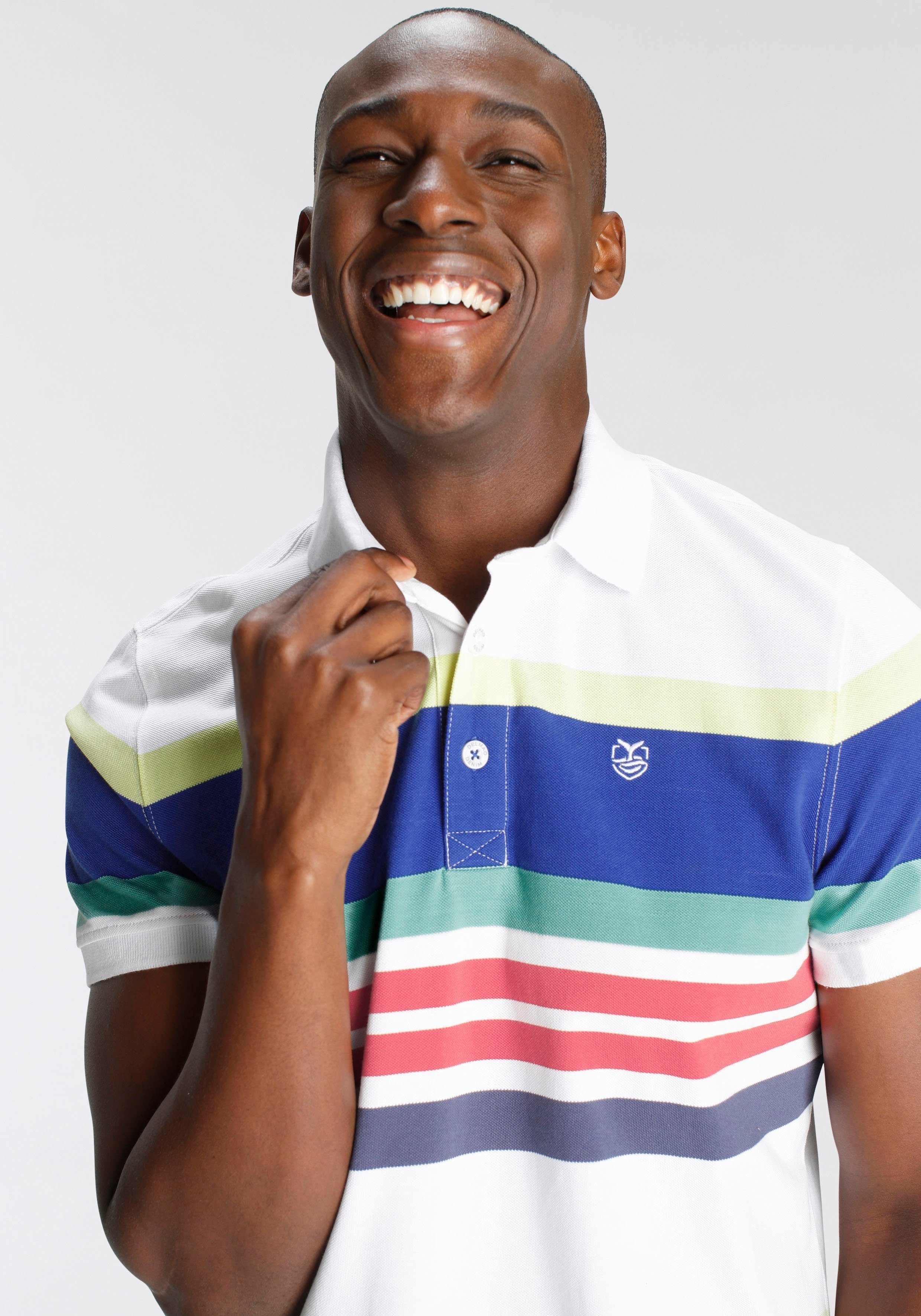 DELMAO Poloshirt Korte mouwen, met polokraag, van piqué-stof, van 100% katoen